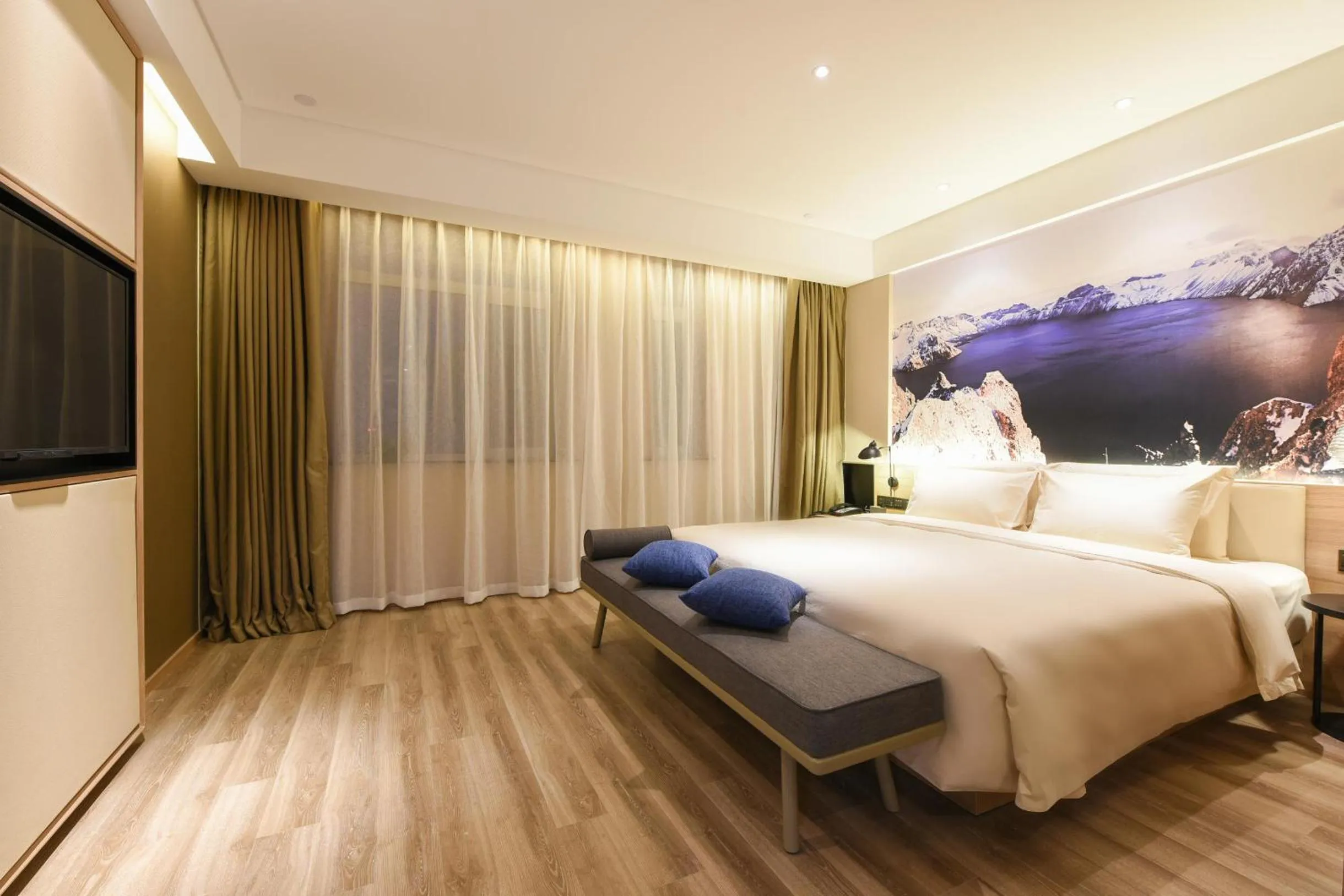 Bed in Atour Hotel High Tech Changchun