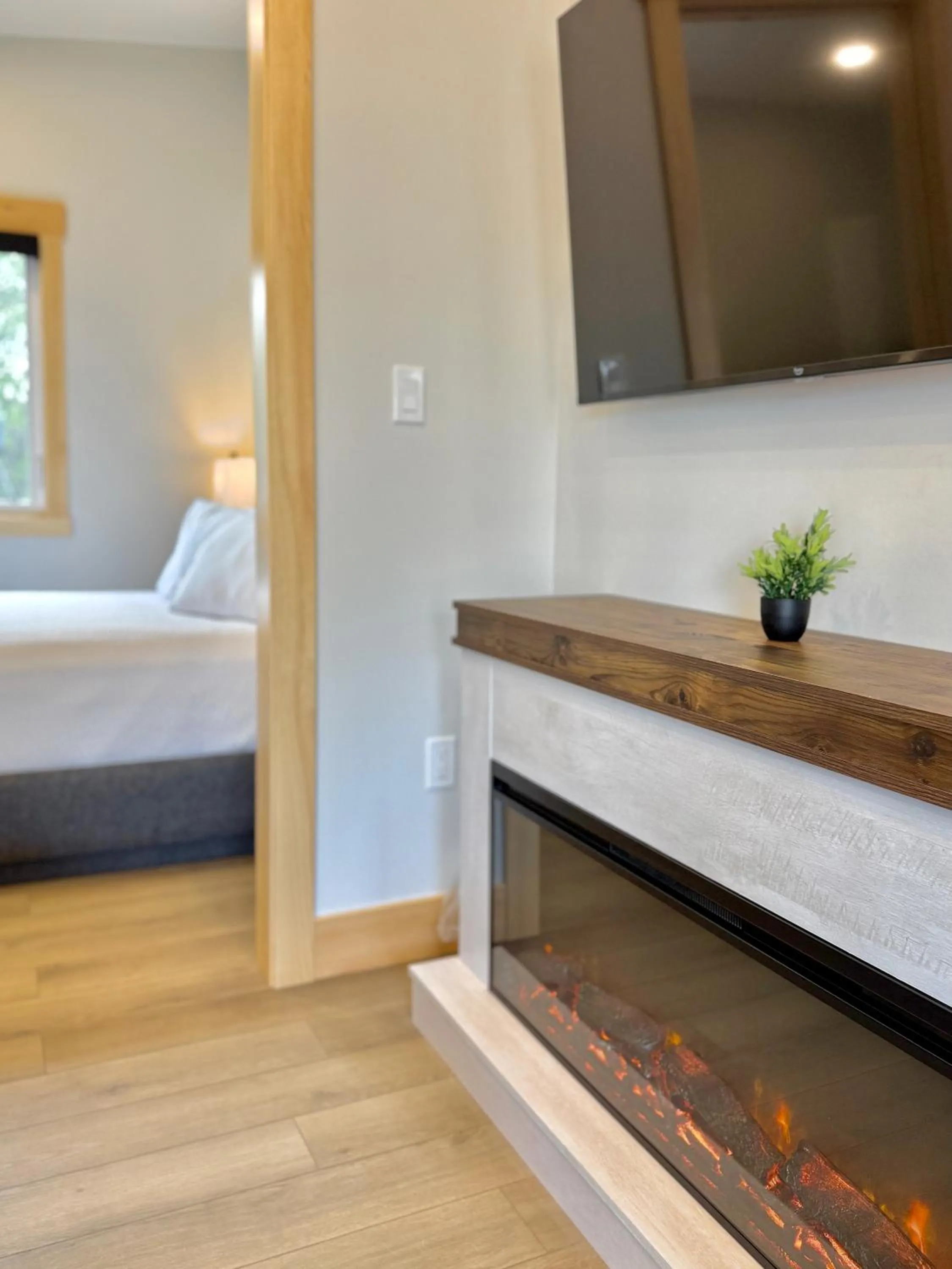 Bed in Royalty Maples Motel & Cottages