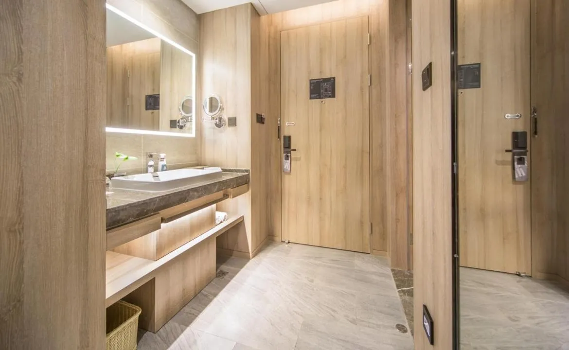 Bed in Atour Hotel Shengtai West Road South Railway Station Nanjing