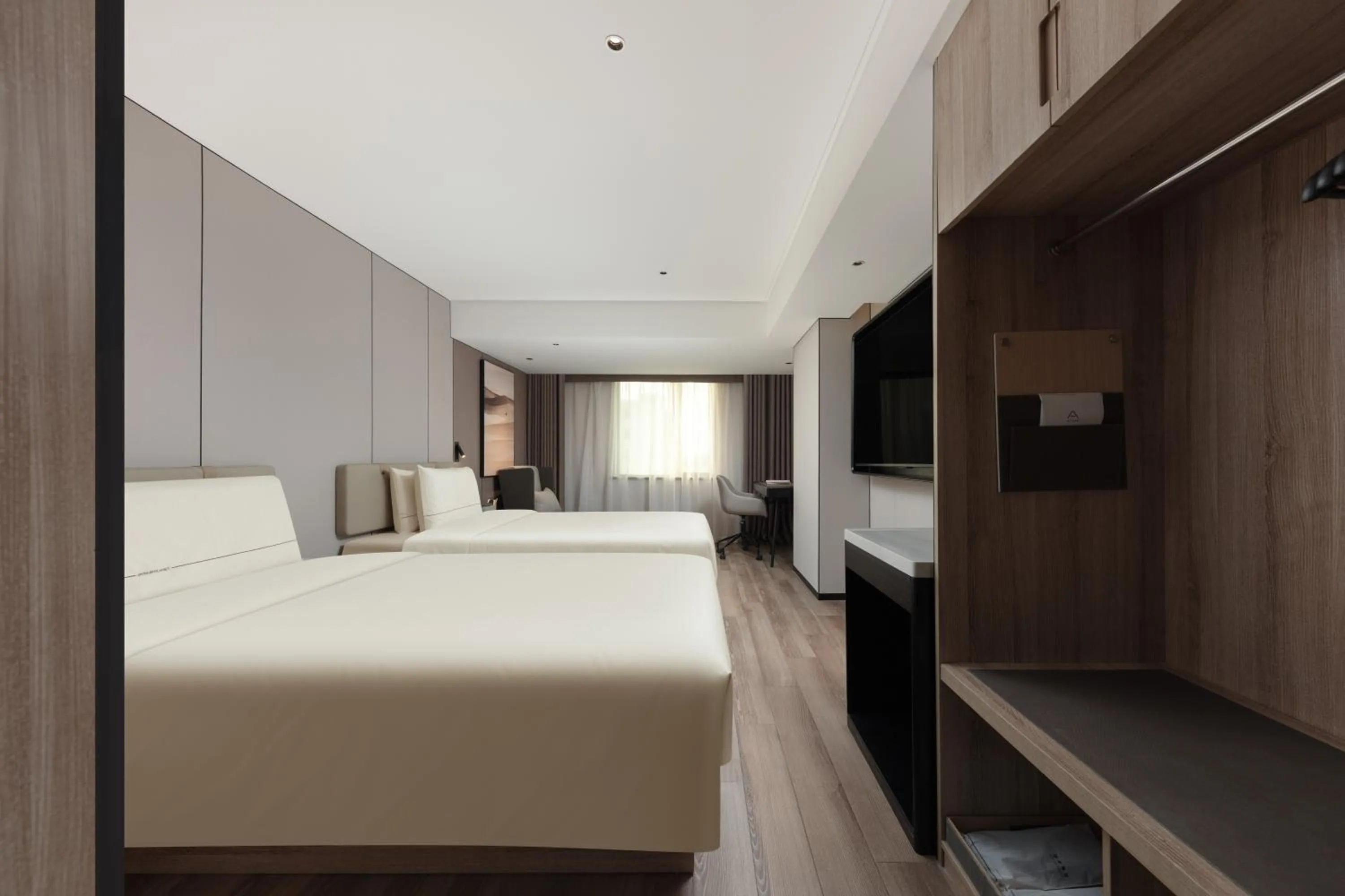 Bedroom, Bed in Atour Hotel New International Expo Center Longyang Road Shanghai