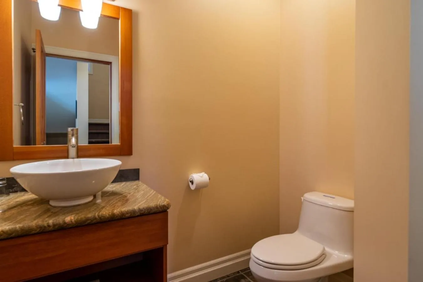 Bathroom in Halcyon Hot Springs Resort