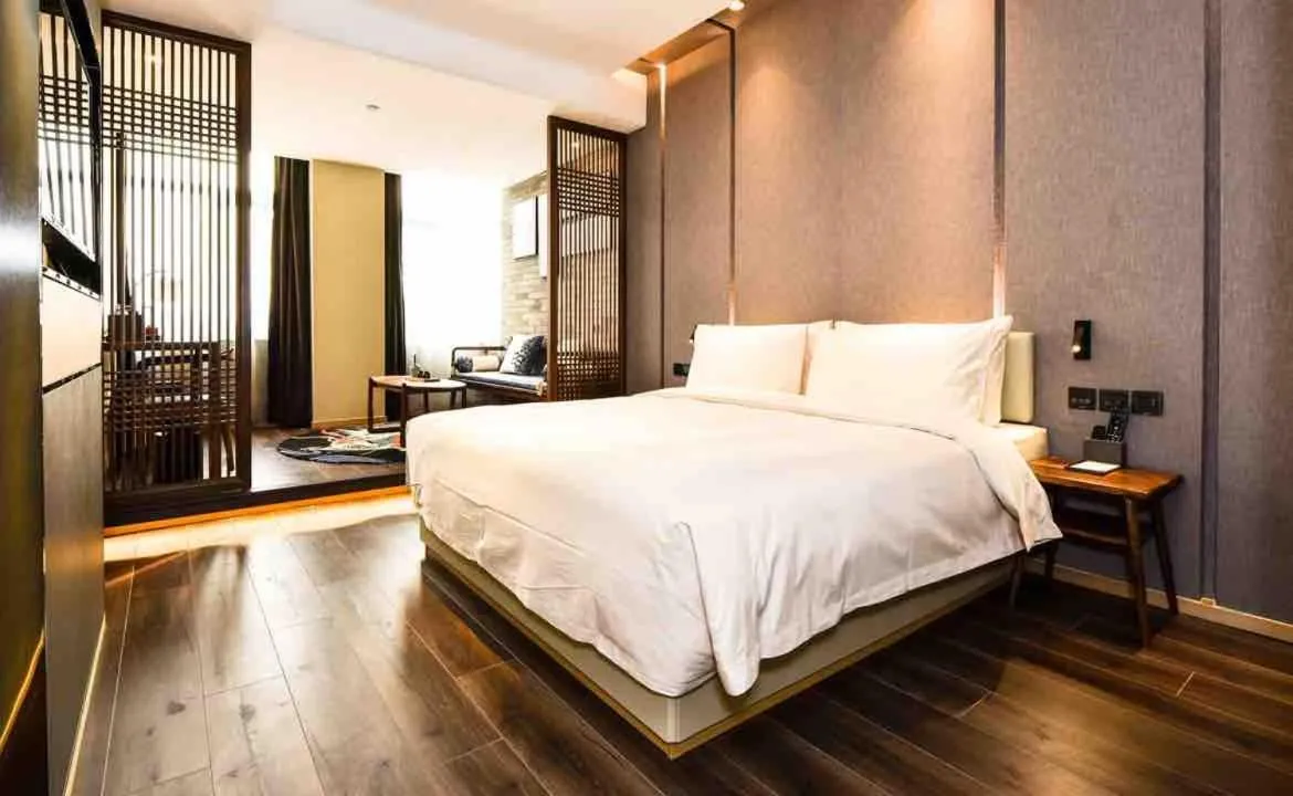 Bed in Atour Hotel South Luogu Lane Beijing