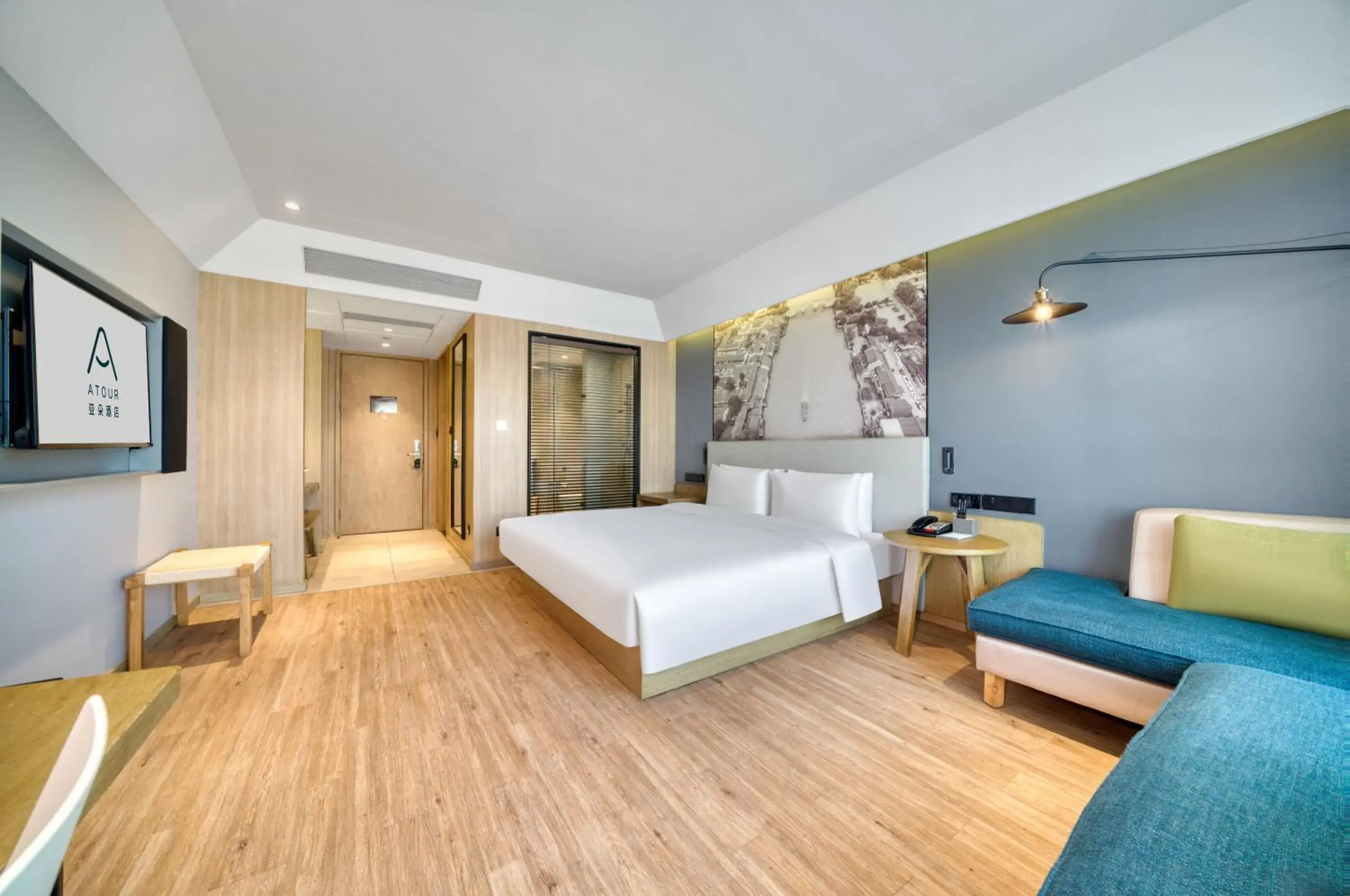 Bed in Atour Hotel Canal Hangzhou Bed in Atour Hotel Canal Hangzhou