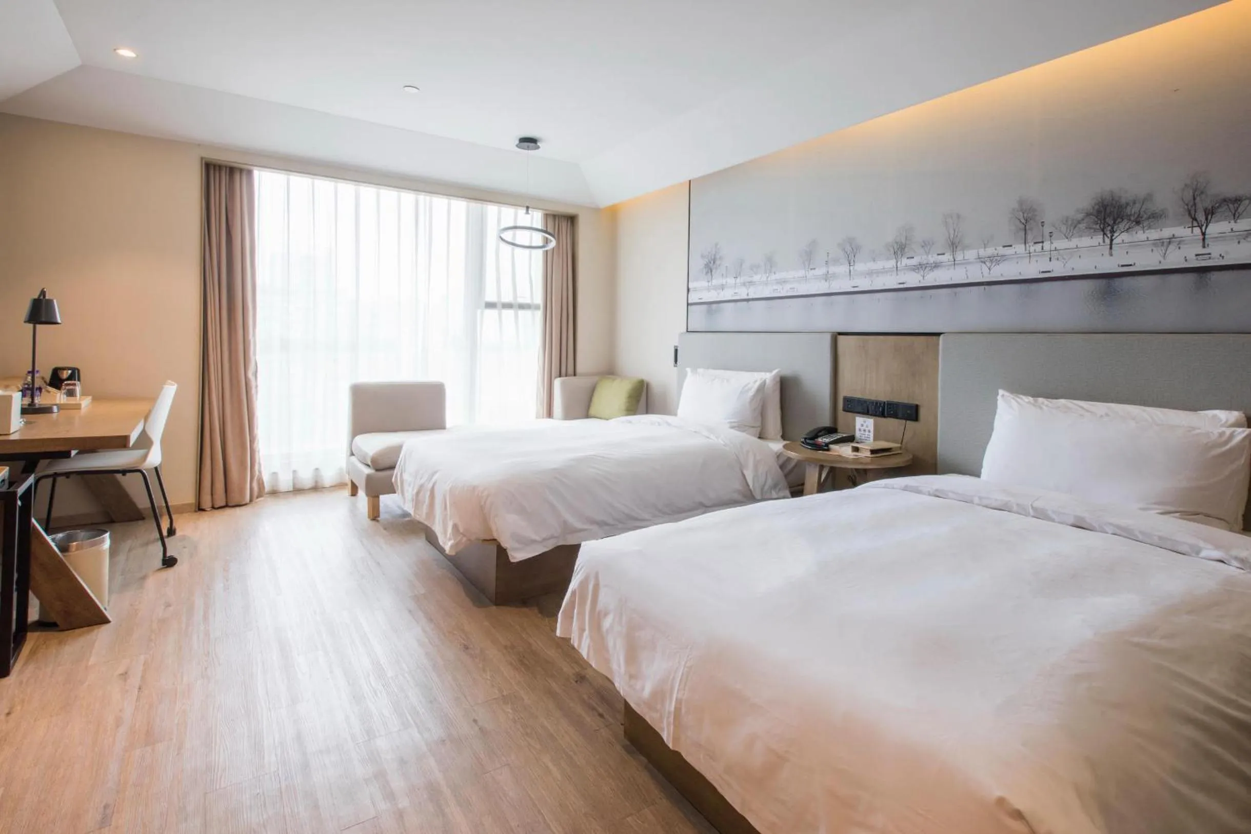 Bed in Atour Hotel Canal Hangzhou