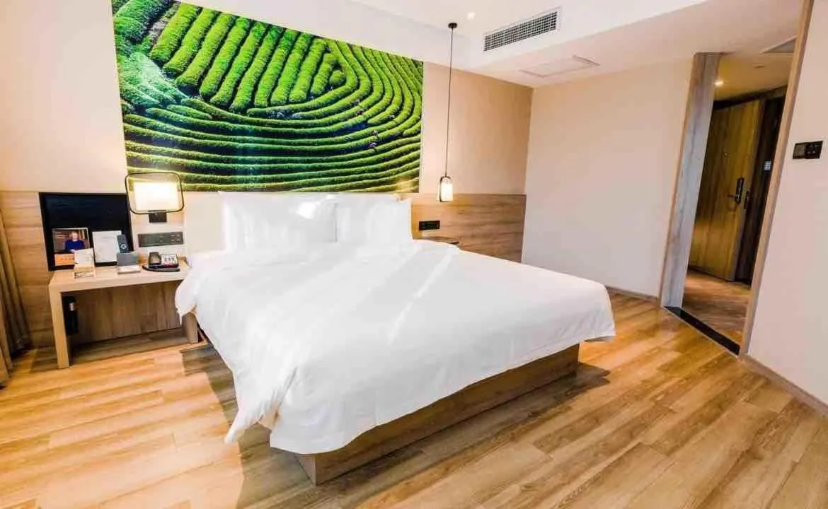 Bed in Atour Hotel Hailian Fuzhou