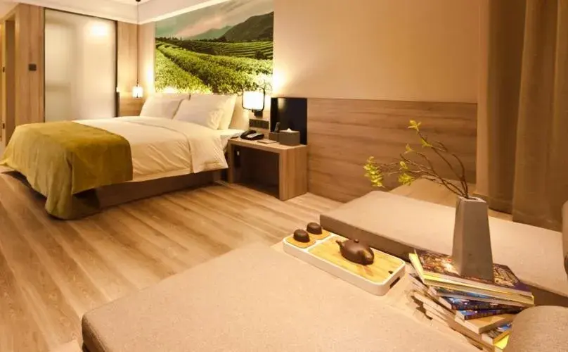 Bed in Atour Hotel Hailian Fuzhou Bed in Atour Hotel Hailian Fuzhou