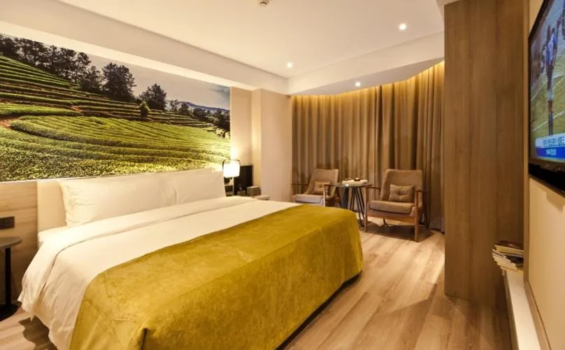 Bed in Atour Hotel Hailian Fuzhou