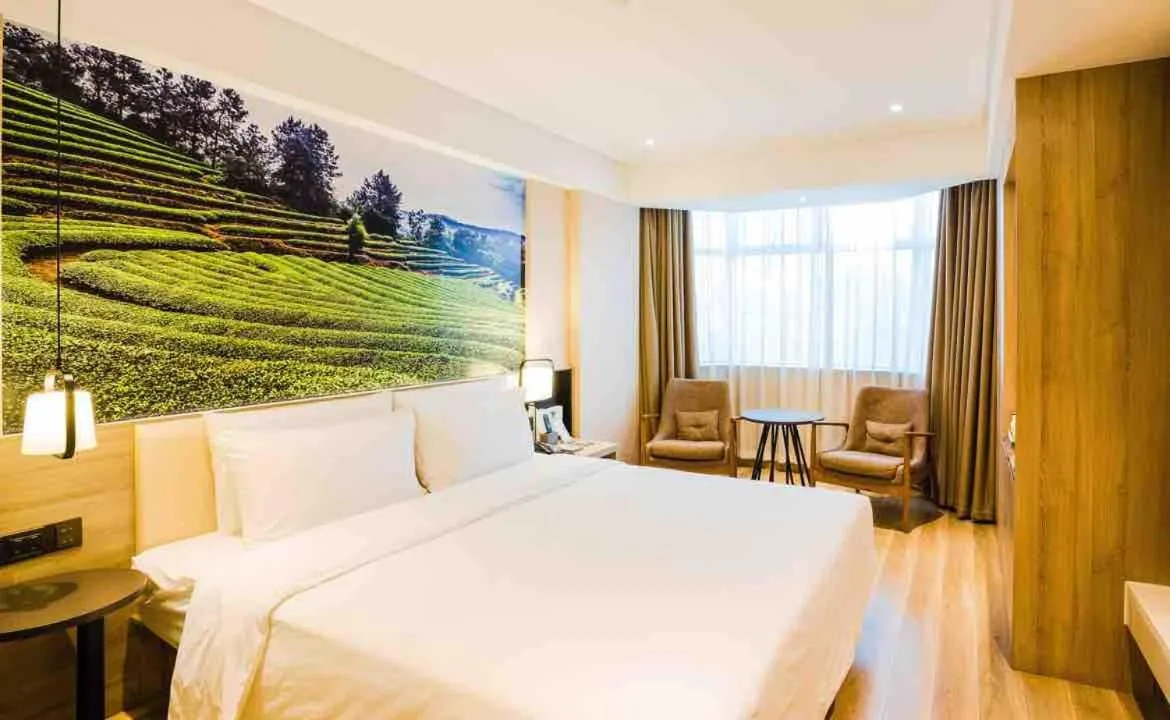 Bed in Atour Hotel Hailian Fuzhou