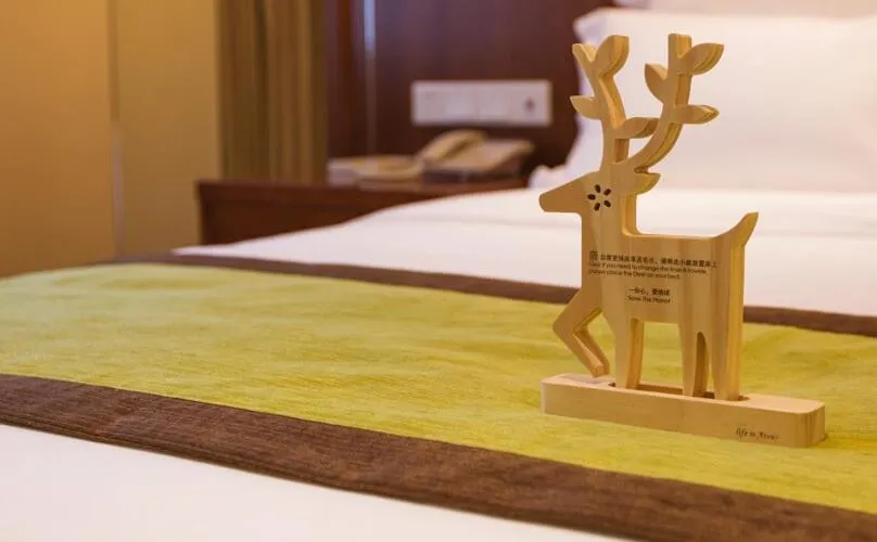 Bed in Atour Hotel Wangfujing Ave Xinjiekou Nanjing