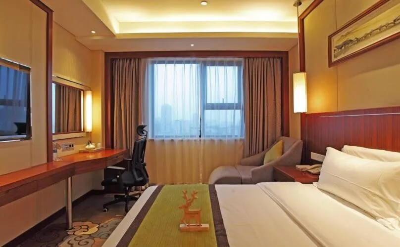 Bed in Atour Hotel Wangfujing Ave Xinjiekou Nanjing