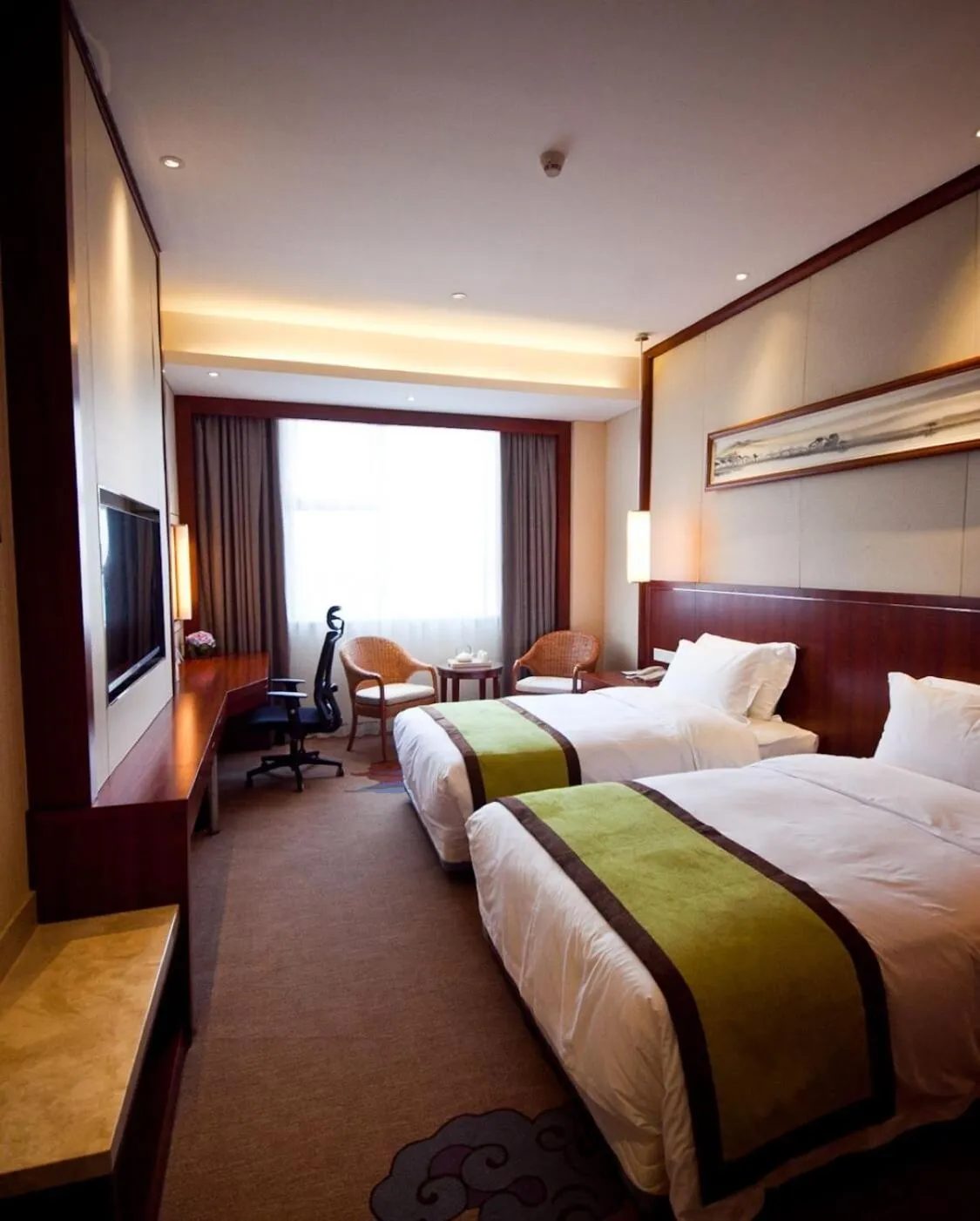 Bed in Atour Hotel Wangfujing Ave Xinjiekou Nanjing