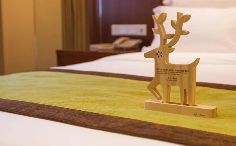 Bed in Atour Hotel Wangfujing Ave Xinjiekou Nanjing