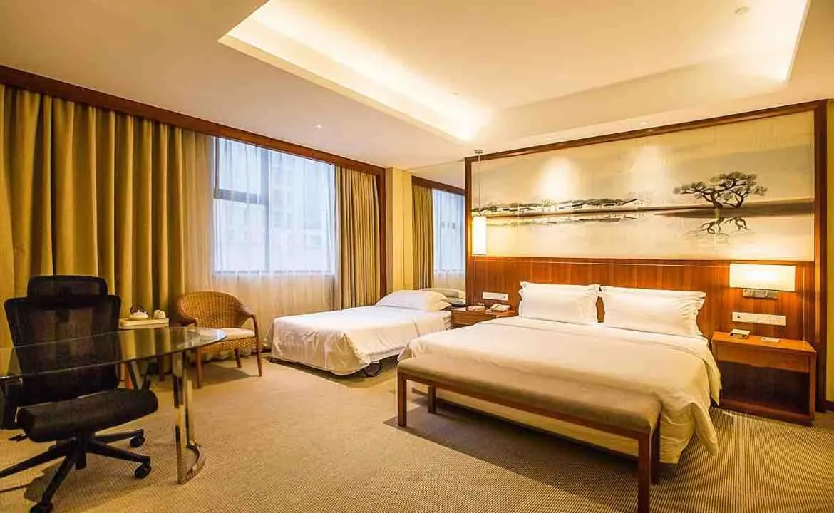 Bed in Atour Hotel Wangfujing Ave Xinjiekou Nanjing