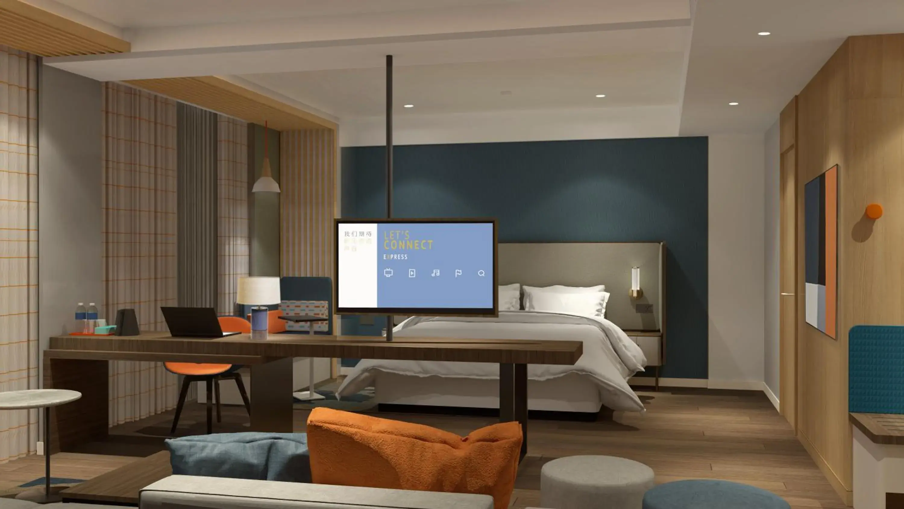 Photo of the whole room, Bed in Holiday Inn Express Qiliping by IHG Photo of the whole room, Bed in Holiday Inn Express Qiliping by IHG