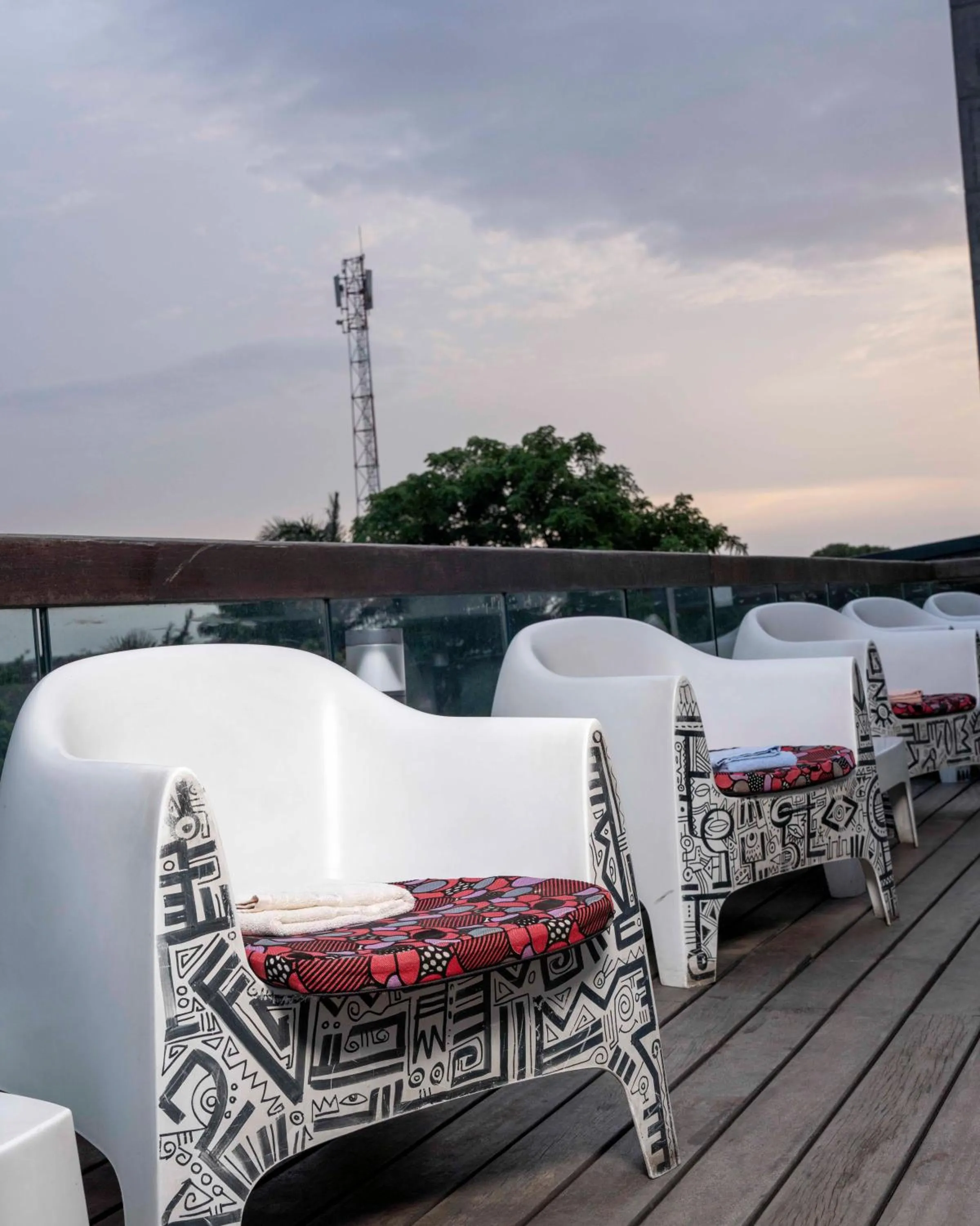 Patio in ONOMO Hotel Douala