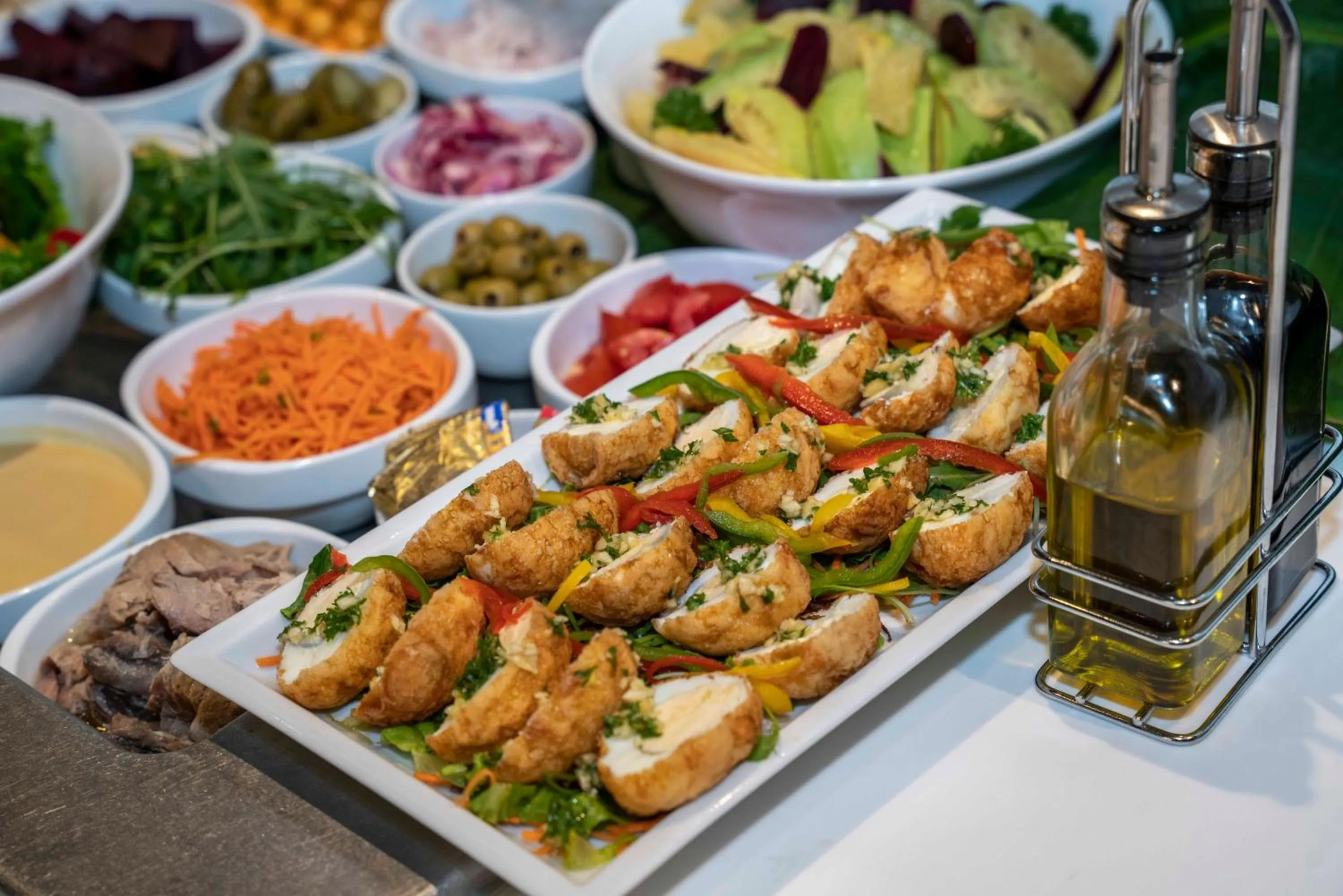 Buffet breakfast in ONOMO Hotel Douala