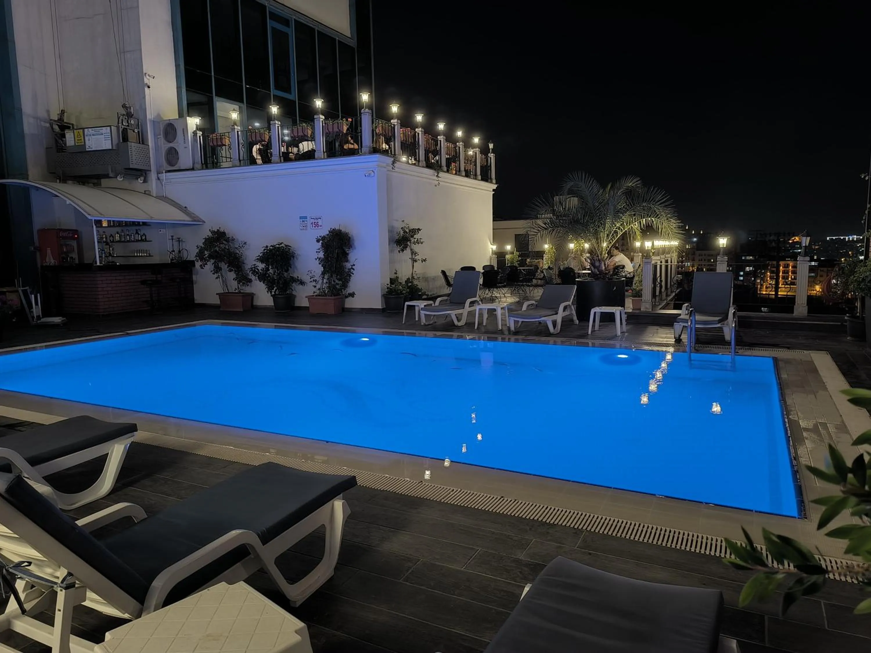 Pool view in Euro Plaza Hotel - Taksim Pera