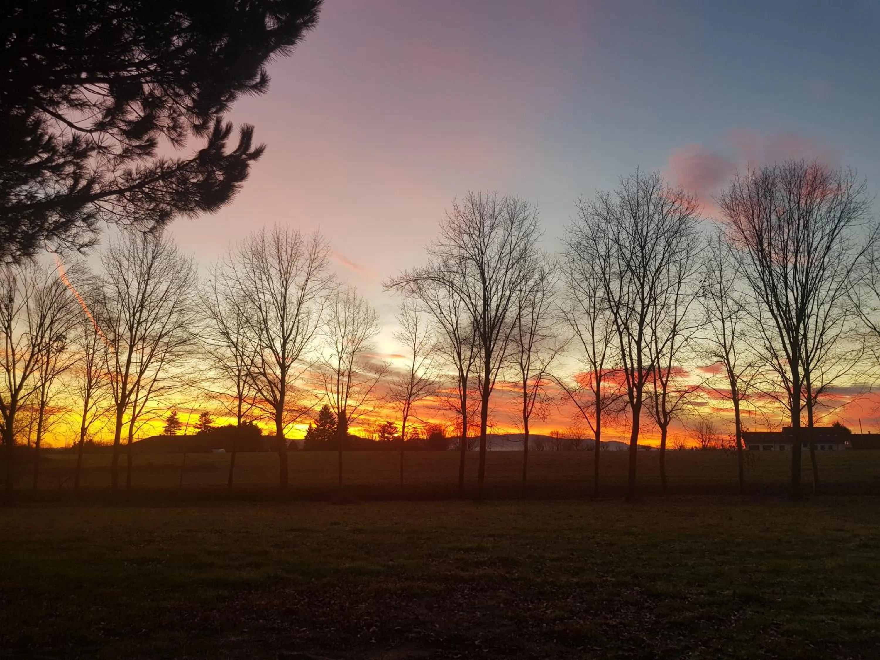 Natural landscape in Cascina Cortese