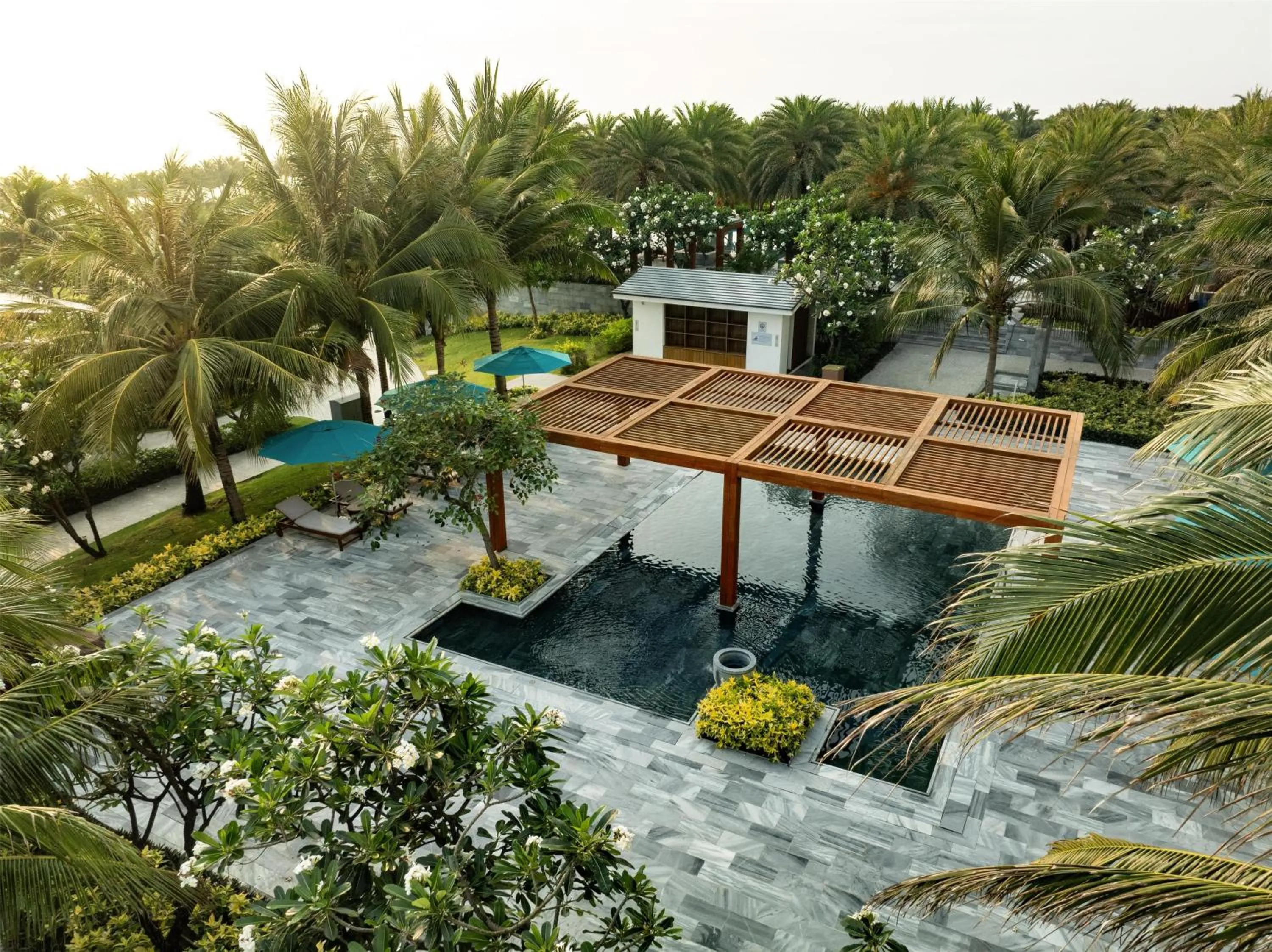 Pool view in Radisson Blu Resort Cam Ranh