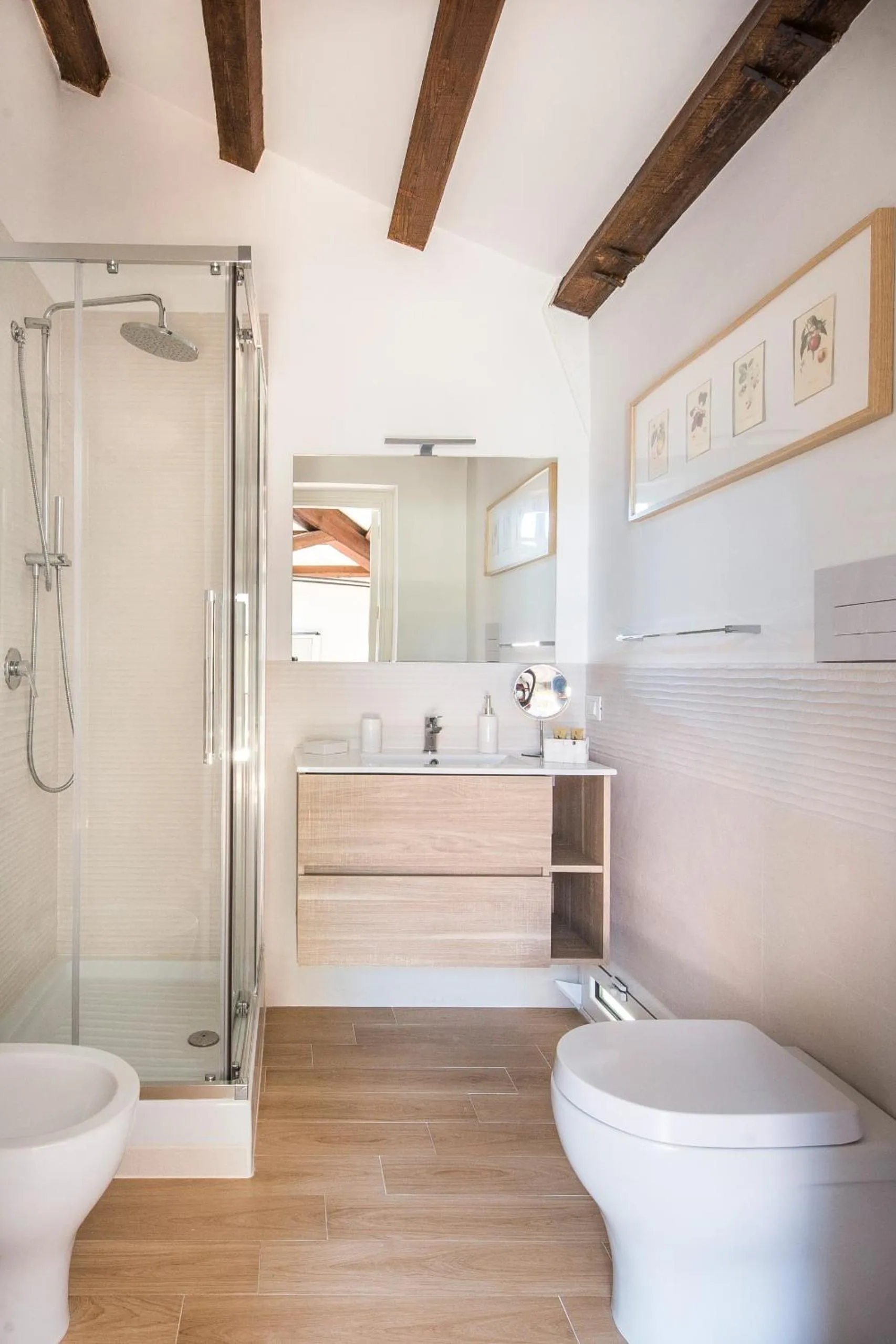 Shower in B&B Villa Liberty sul mare