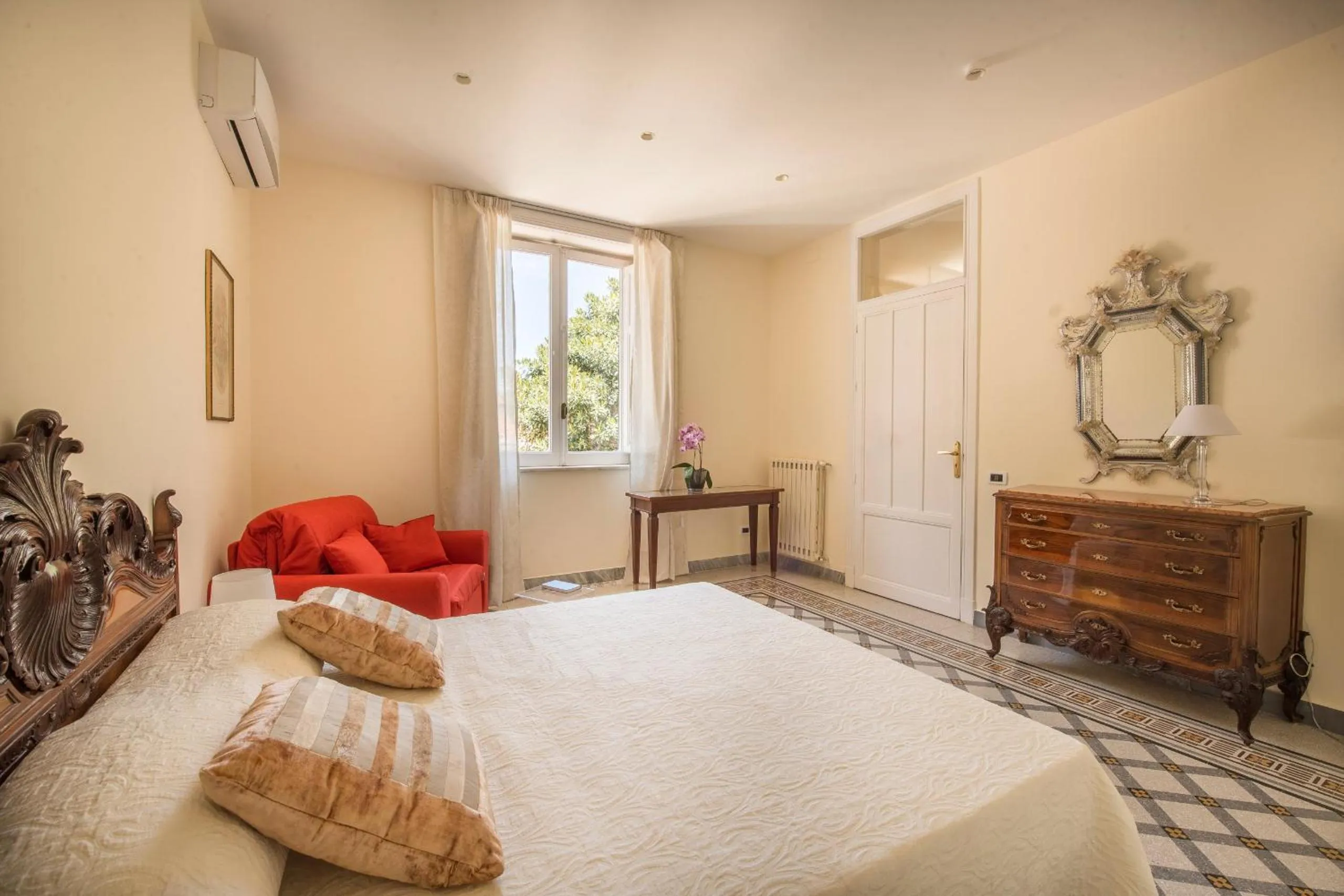 Bedroom, Bed in B&B Villa Liberty sul mare