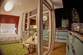 City view, Bed in Prime Hotel Miami