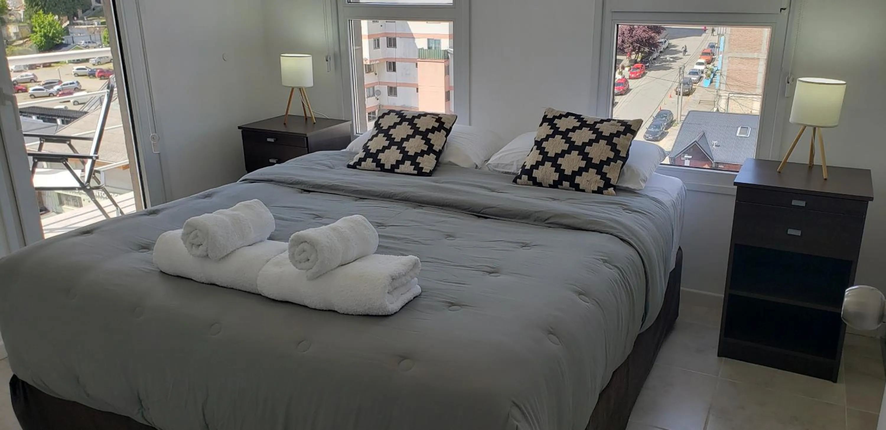 Bed in Bariloche Apartment