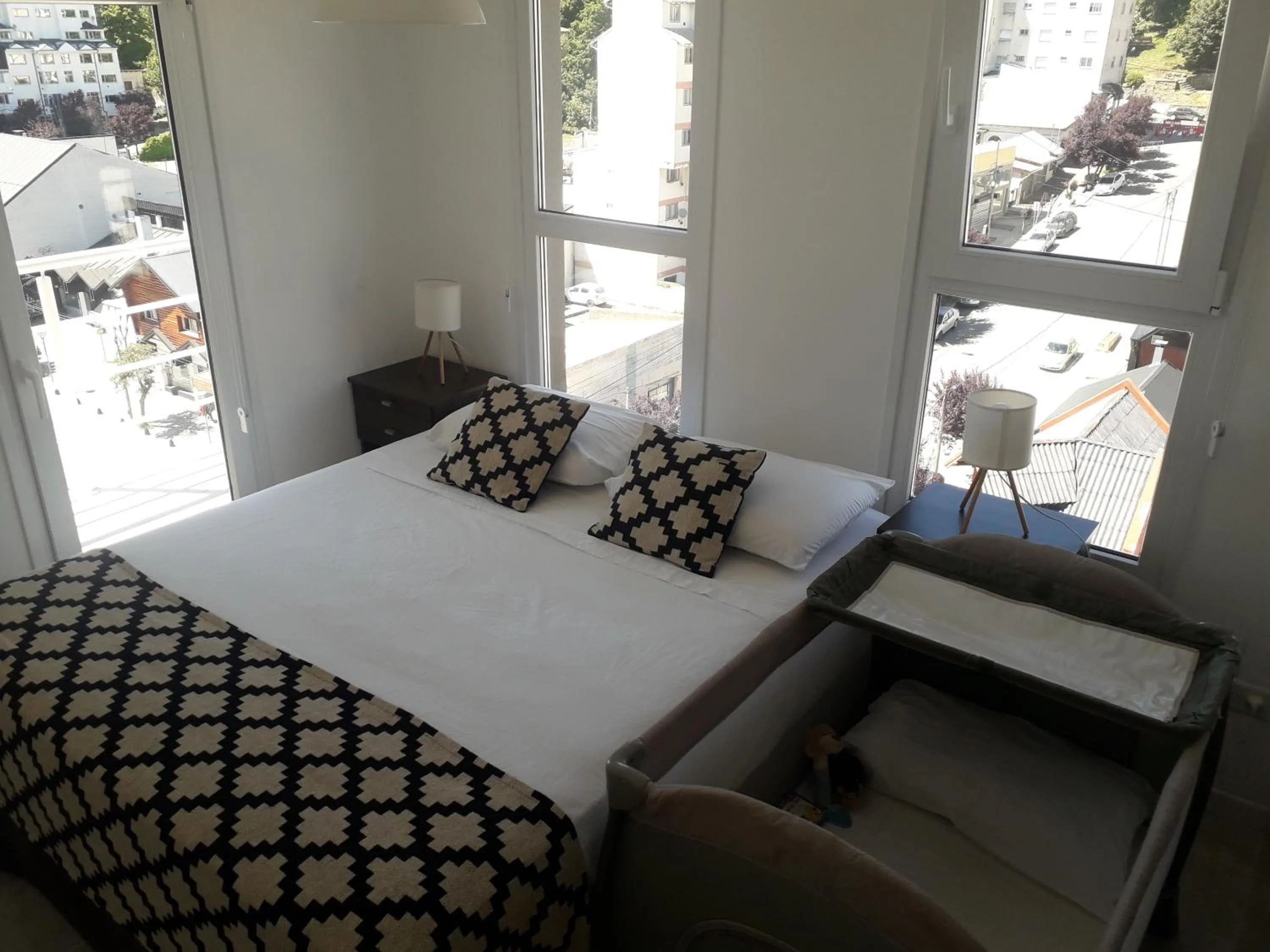 Bed in Bariloche Apartment
