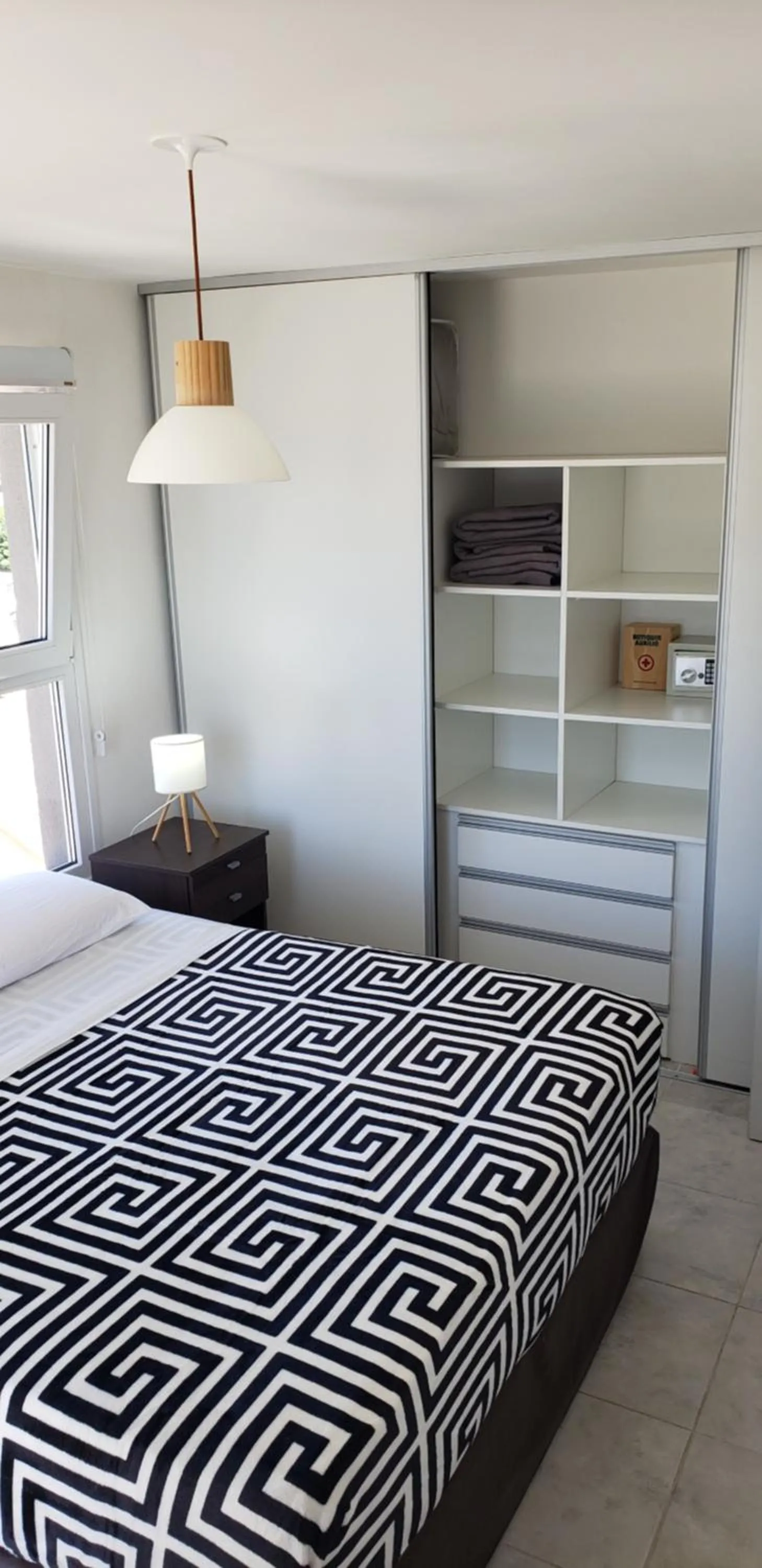 Bedroom, Bed in Bariloche Apartment