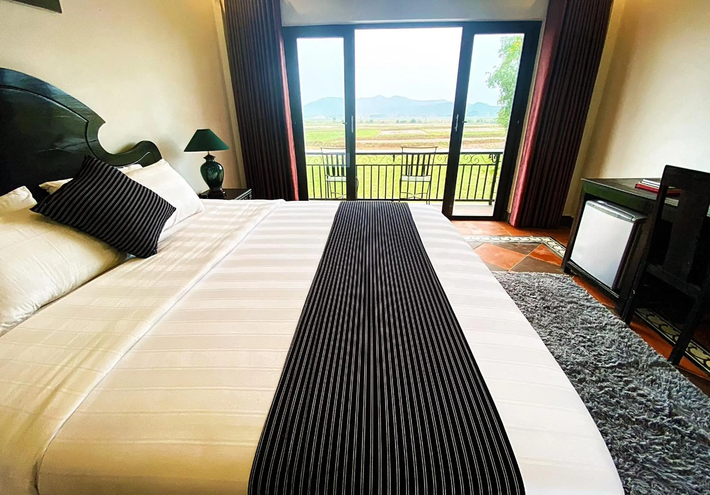 Bed in Karst Villas Phong Nha