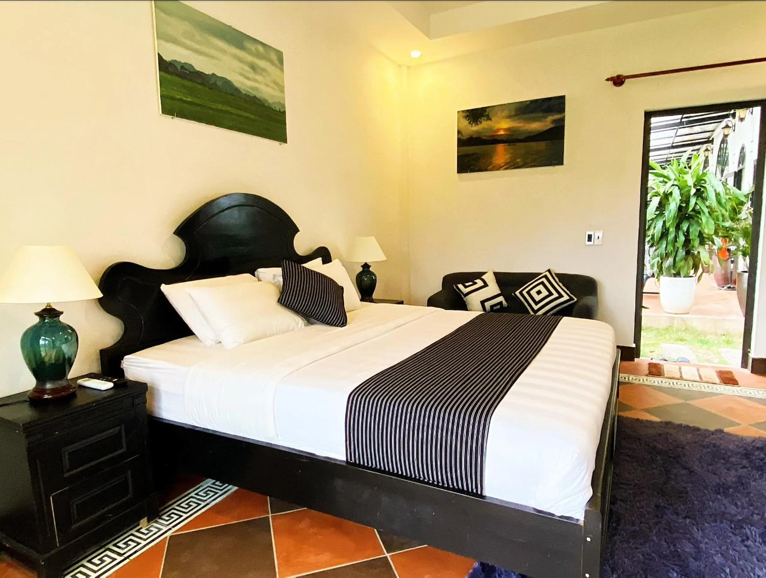 Bed in Karst Villas Phong Nha