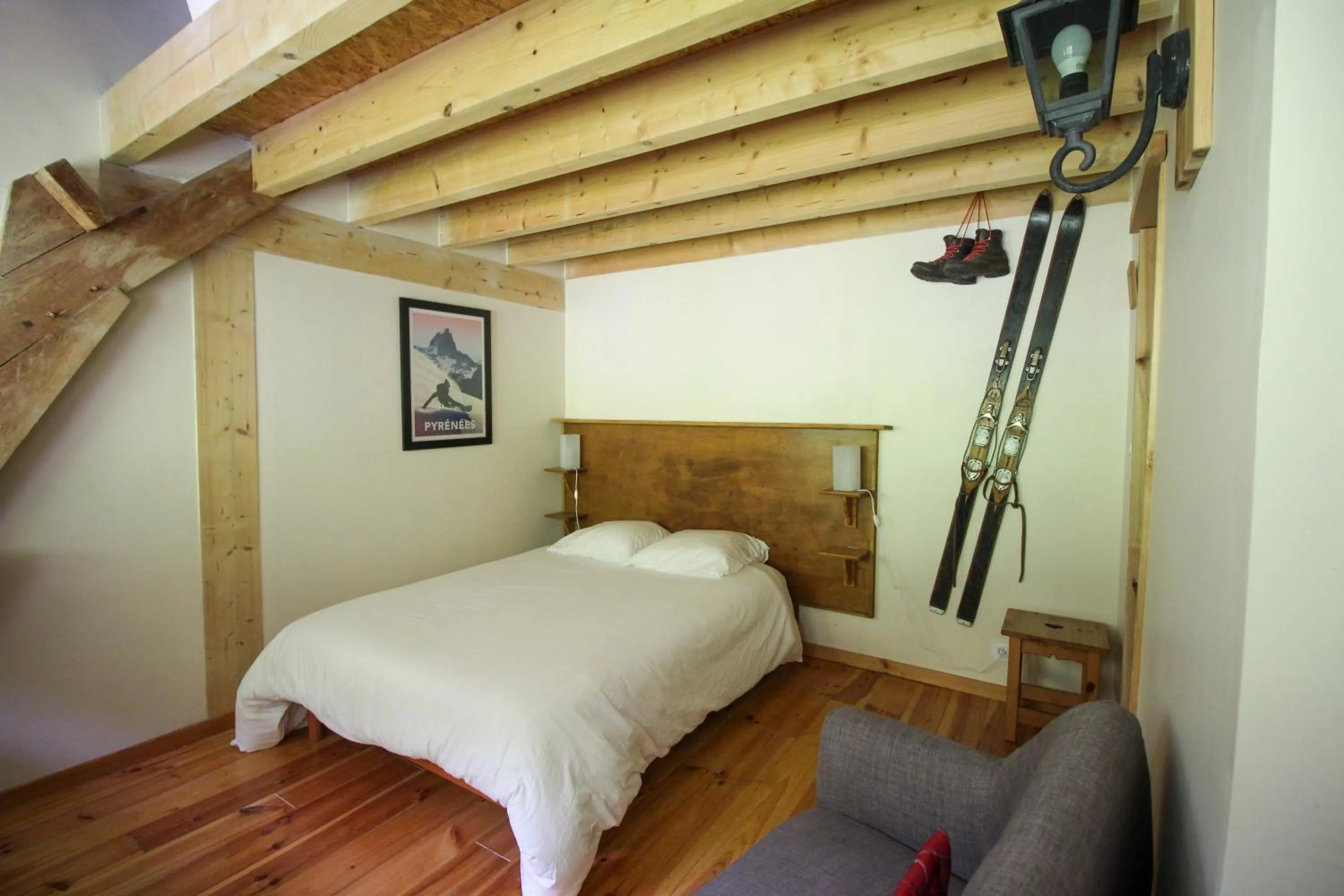 Bedroom, Bed in Ô Chiroulet - Le Refuge de l'Isard