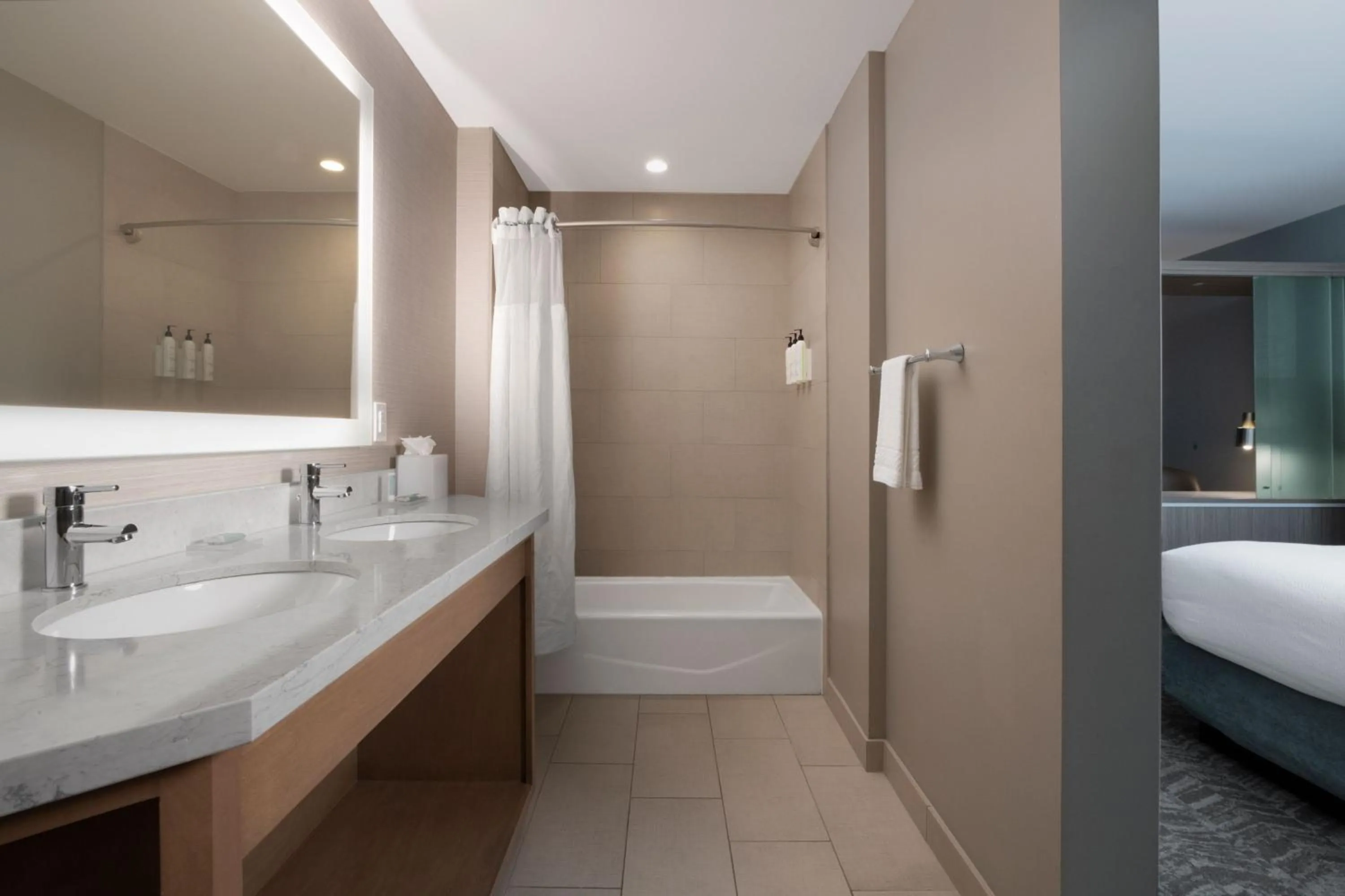 Bathroom in SpringHill Suites by Marriott Fort Worth Historic Stockyards