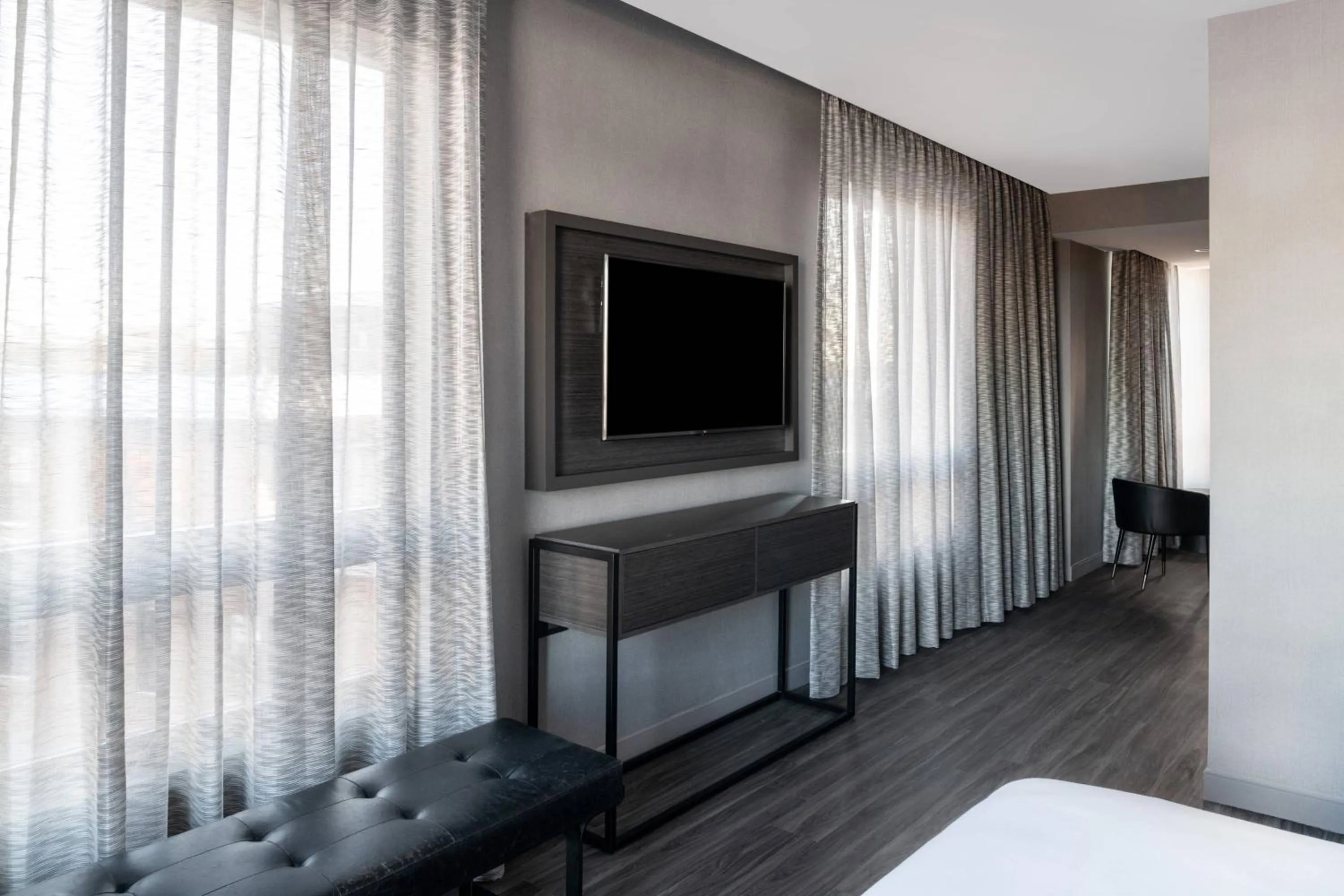 Bedroom, Bed in AC Hotel by Marriott Portsmouth Downtown/Waterfront