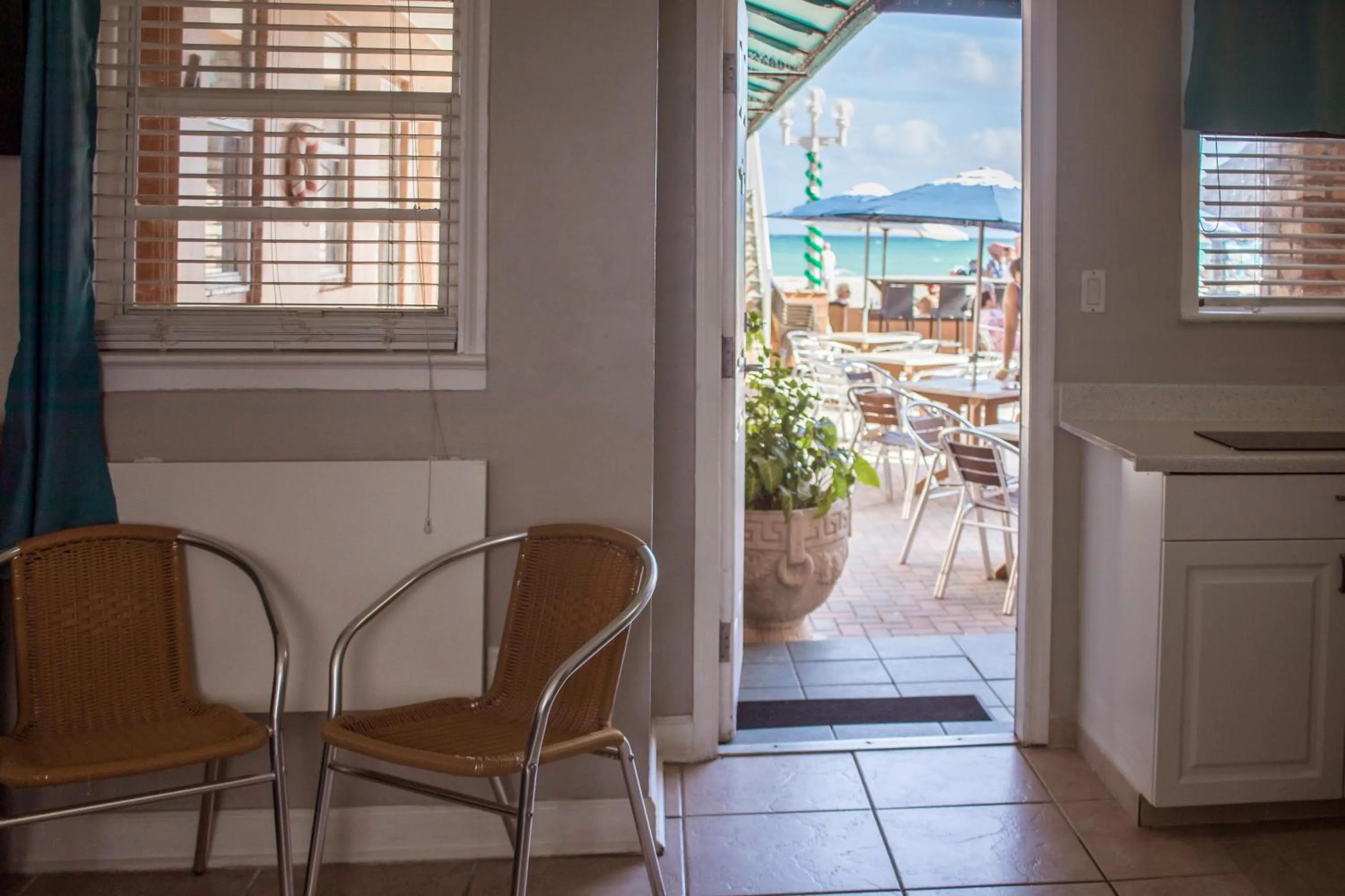 Balcony/Terrace in Riptide Oceanfront Hotel