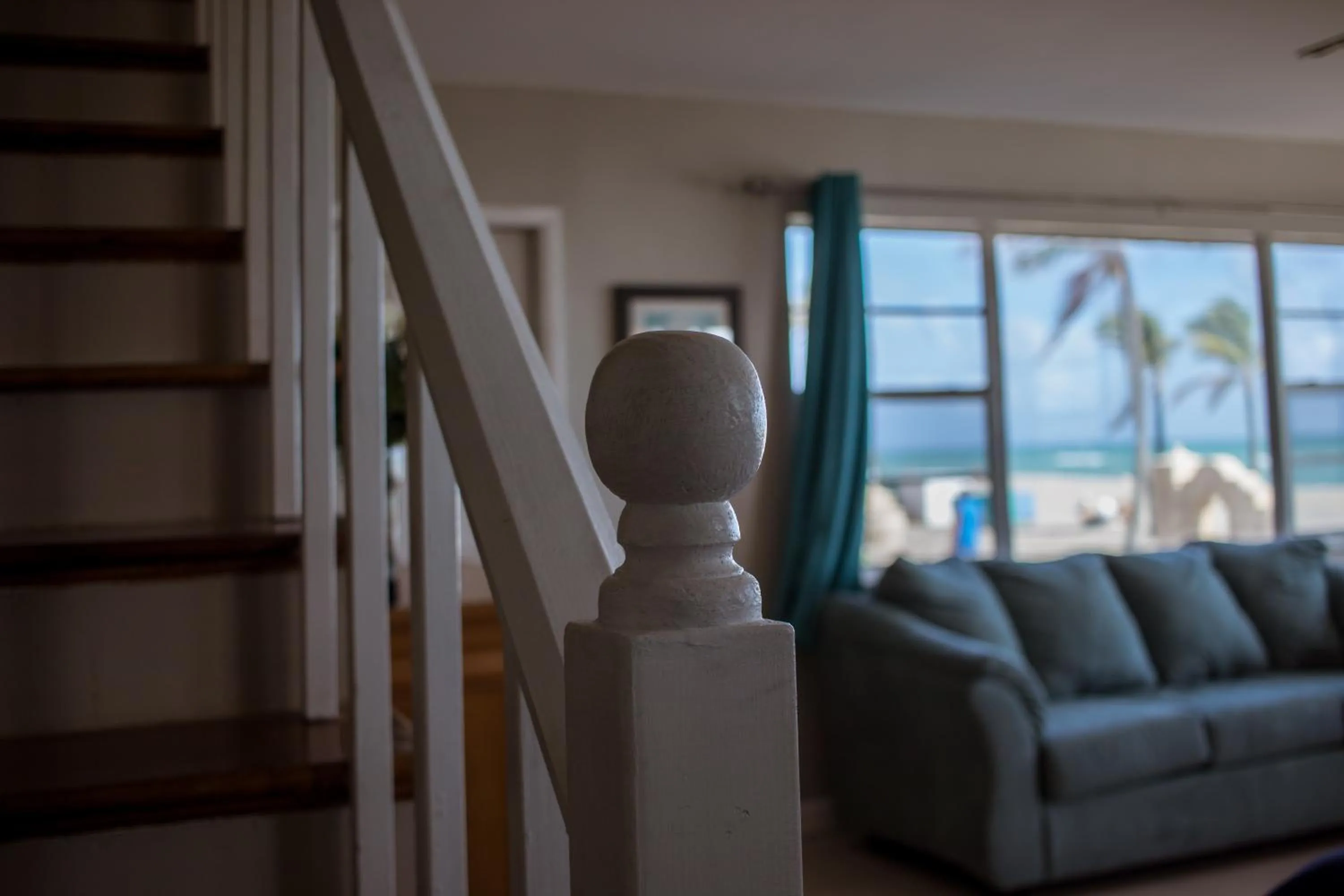 Seating area in Riptide Oceanfront Hotel