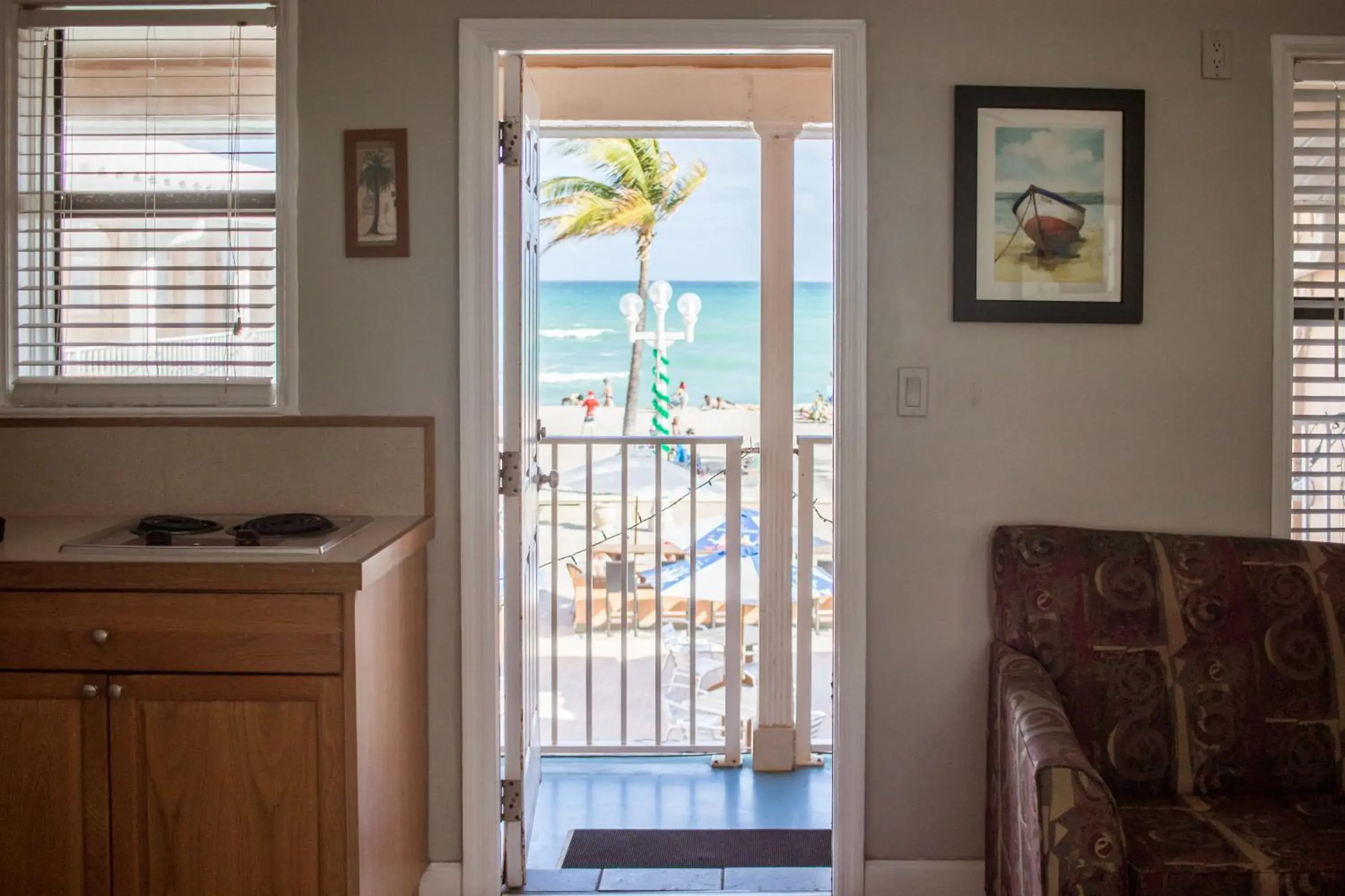 Sea view in Riptide Oceanfront Hotel Sea view in Riptide Oceanfront Hotel