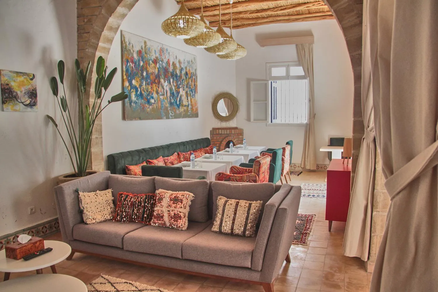 Living room in Riad Borj El Baroud