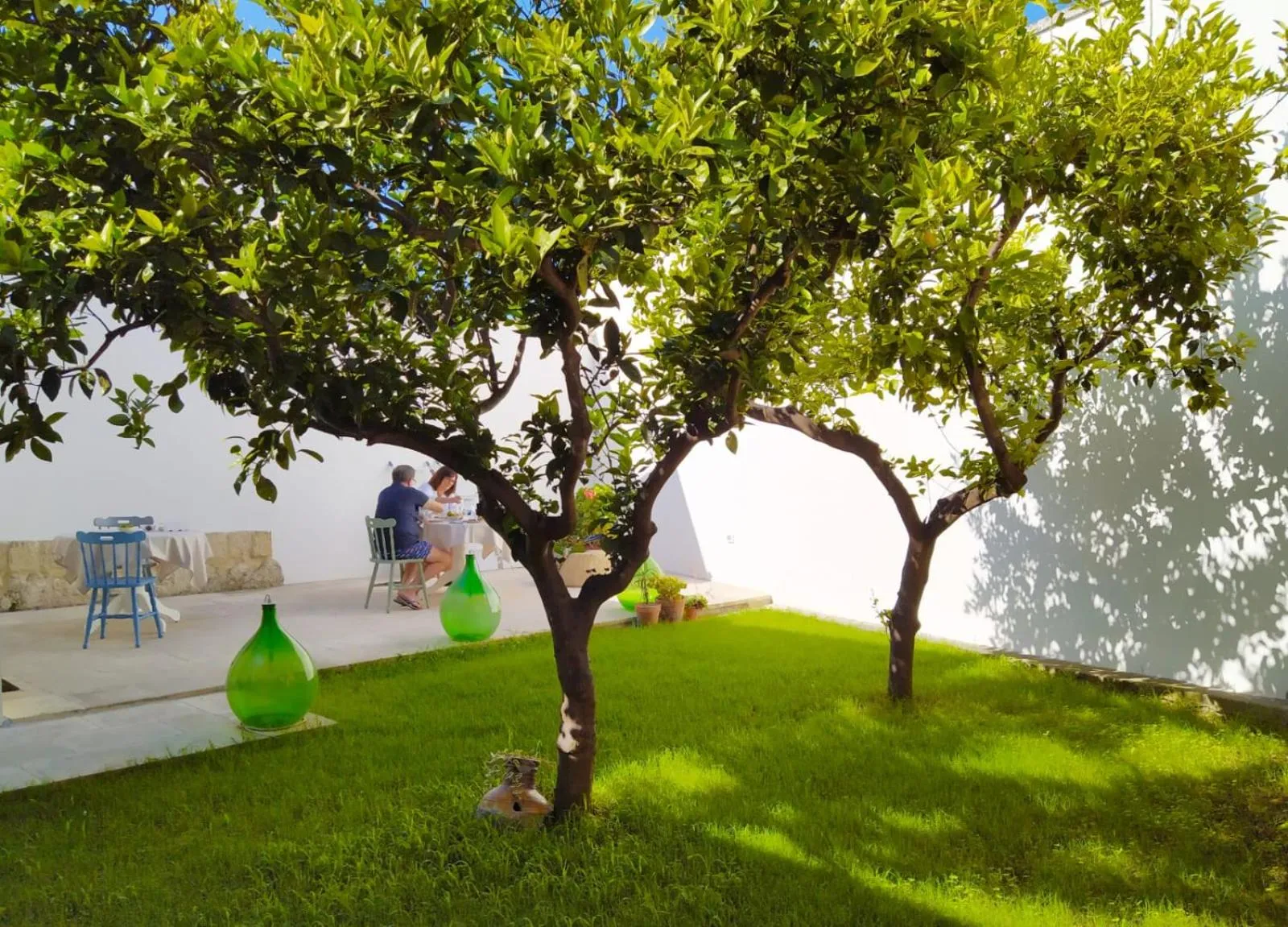 Garden in Li Perrini Boutique B&B