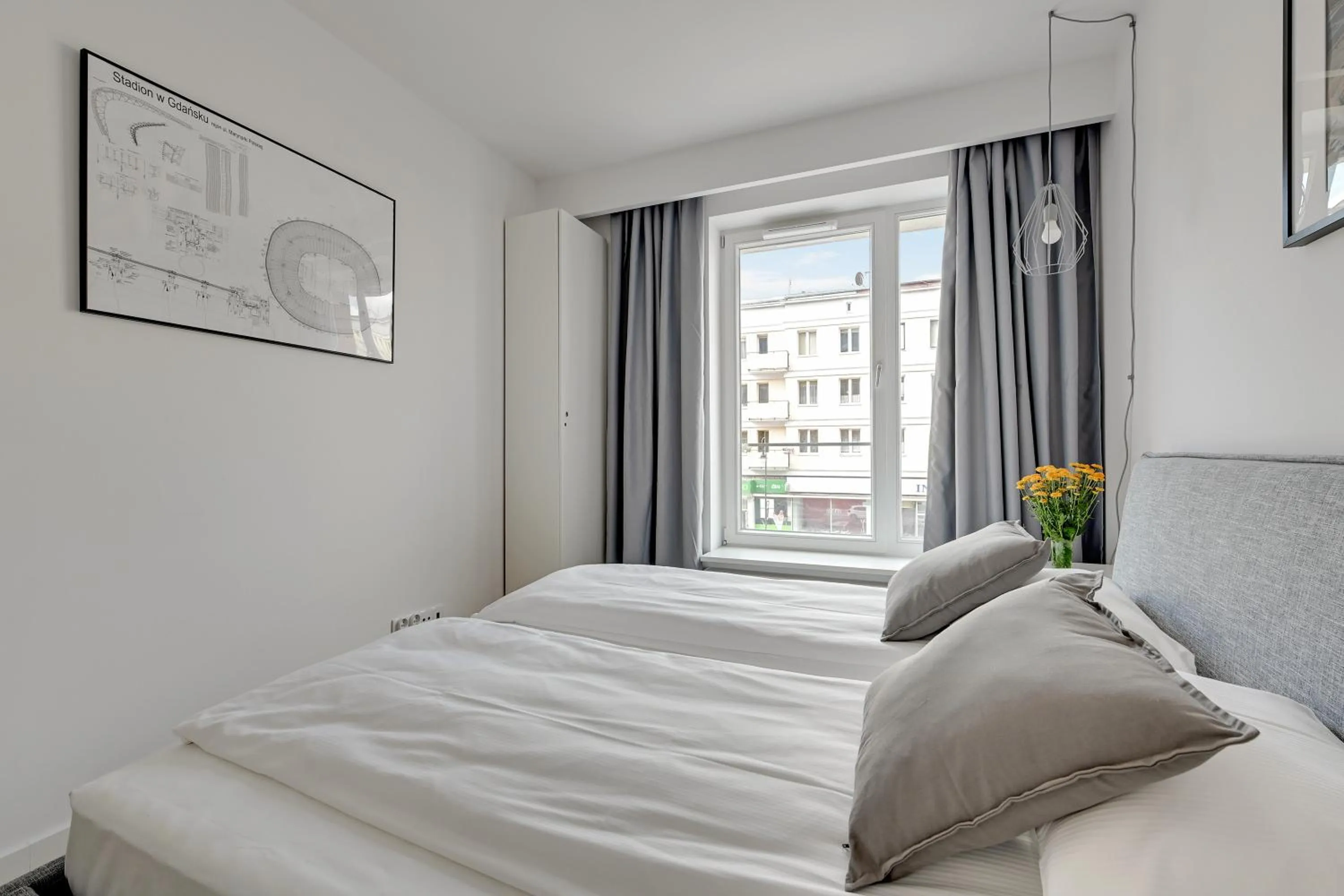 Bed in City Break Gdańsk Rajska 8 Apartamenty