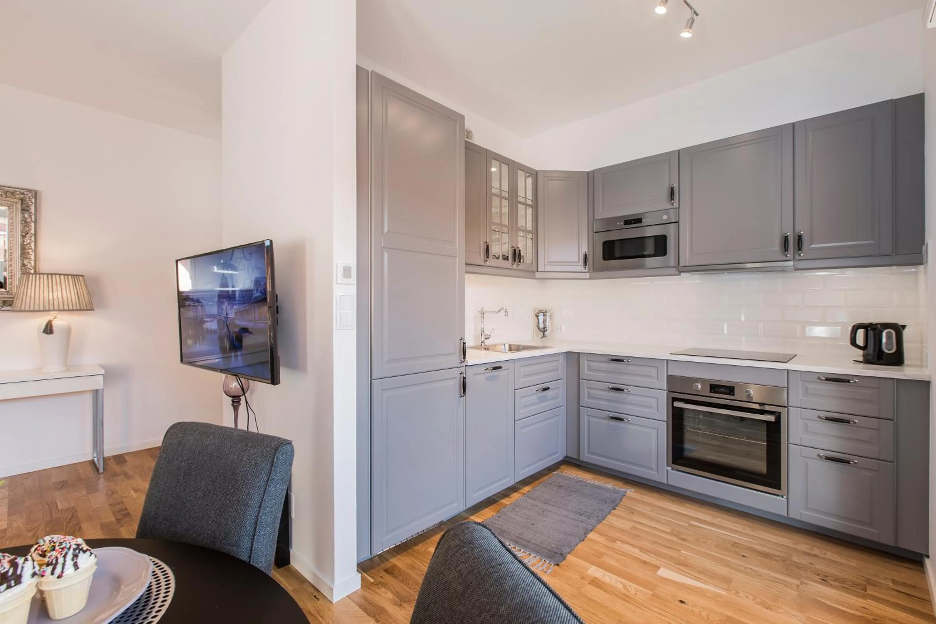 Kitchen or kitchenette in City Break Gdańsk Rajska 8 Apartamenty