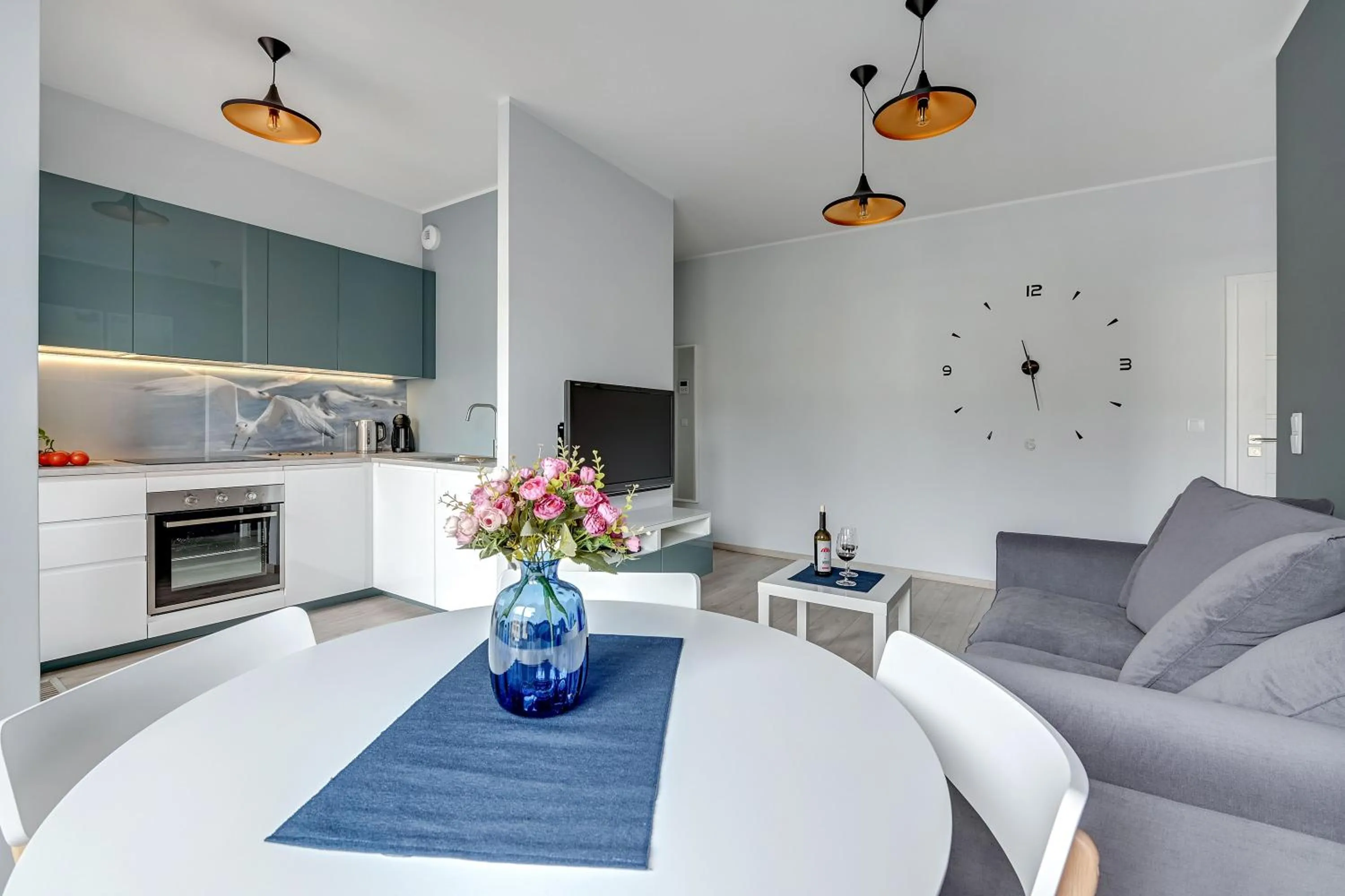 Kitchen or kitchenette in City Break Gdańsk Rajska 8 Apartamenty