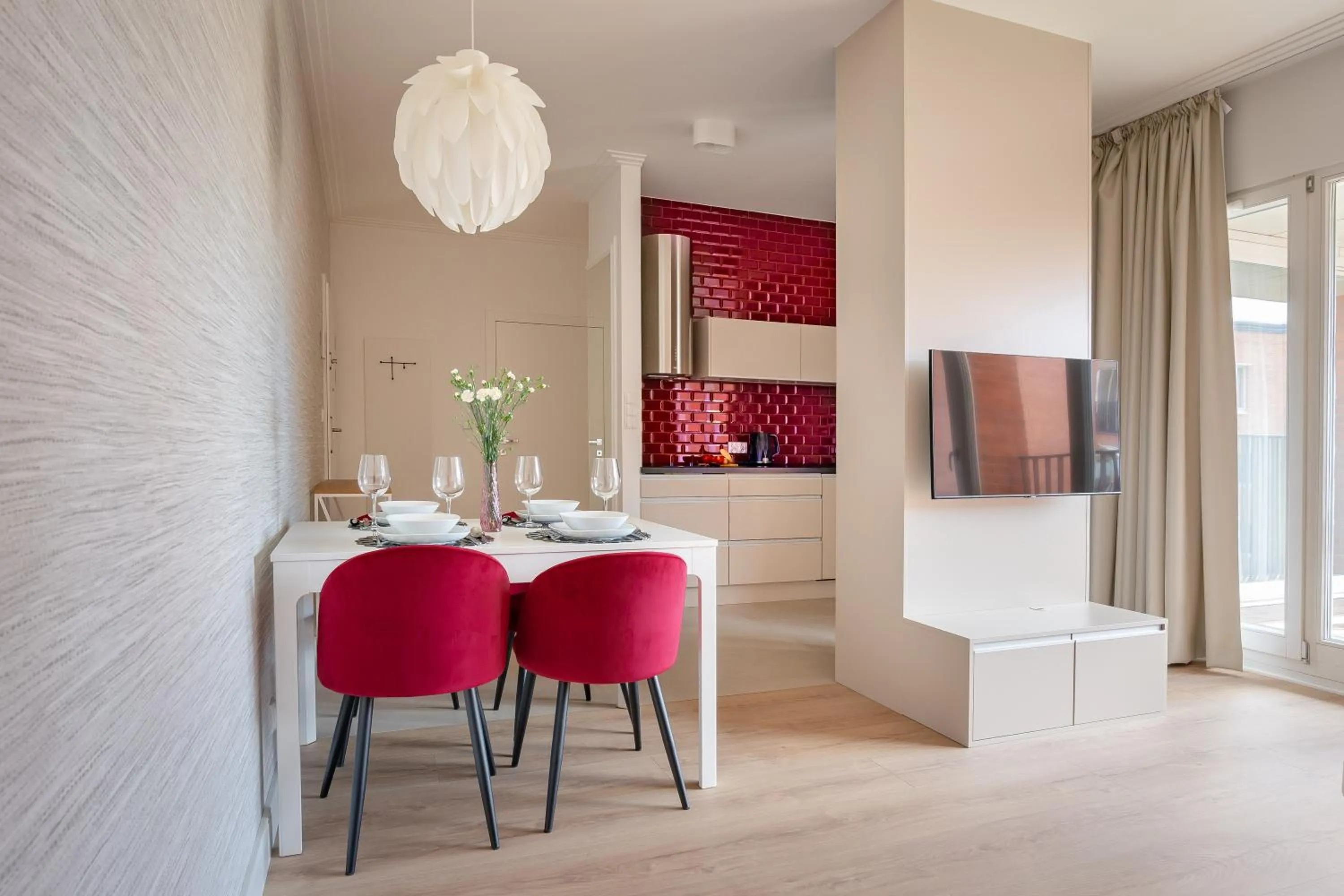 Kitchen or kitchenette in City Break Gdańsk Rajska 8 Apartamenty