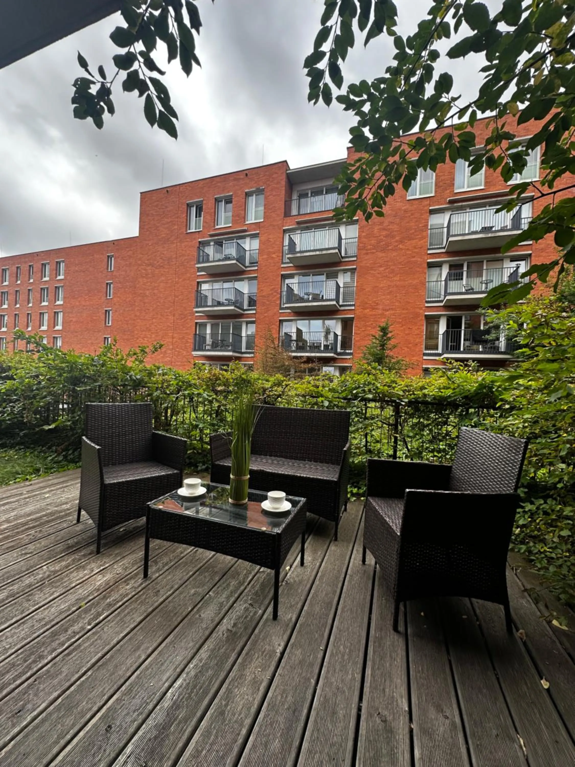 Balcony/Terrace in City Break Gdańsk Rajska 8 Apartamenty