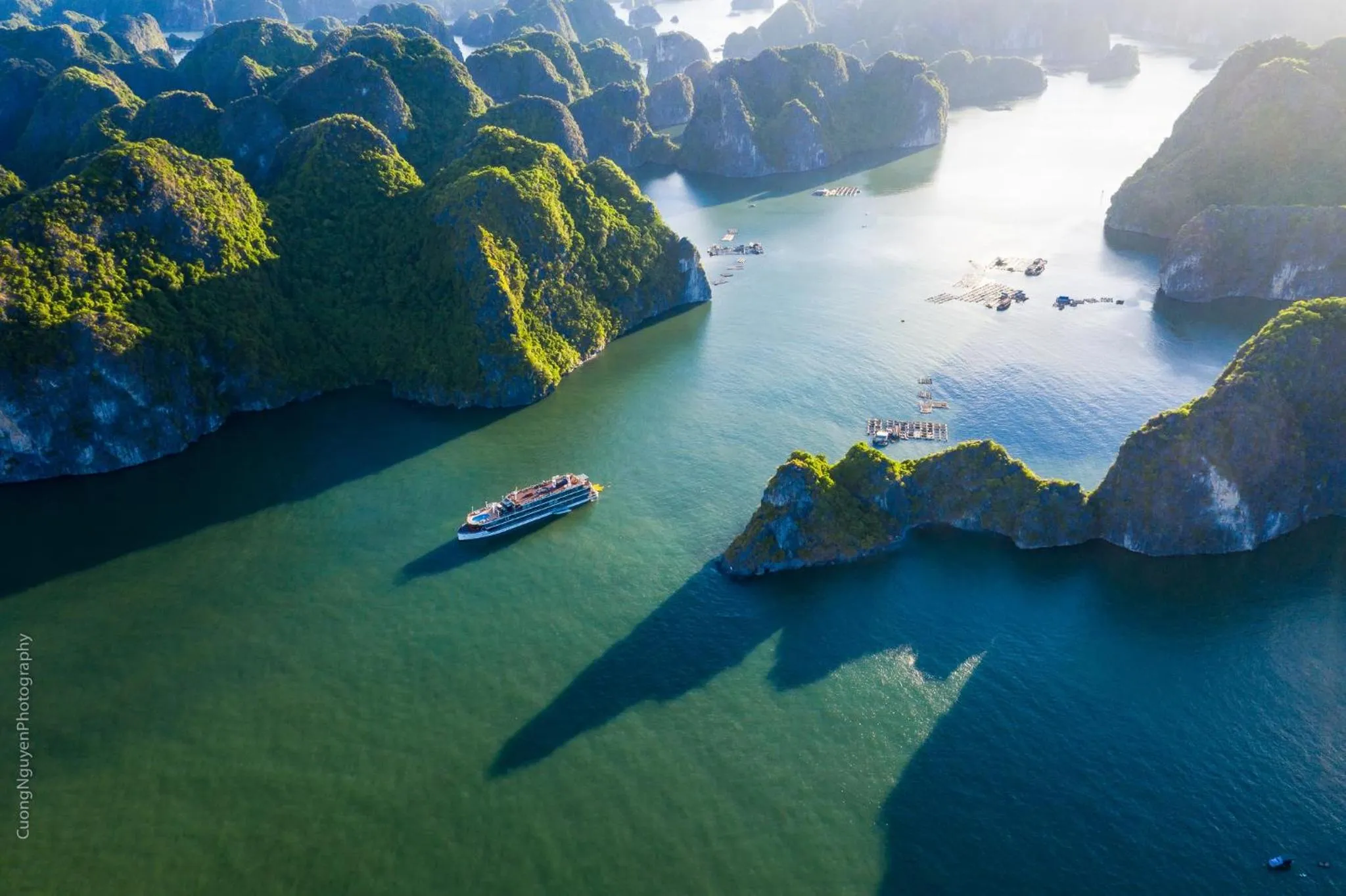 Natural landscape in Heritage Cruises Binh Chuan Cat Ba Archipelago