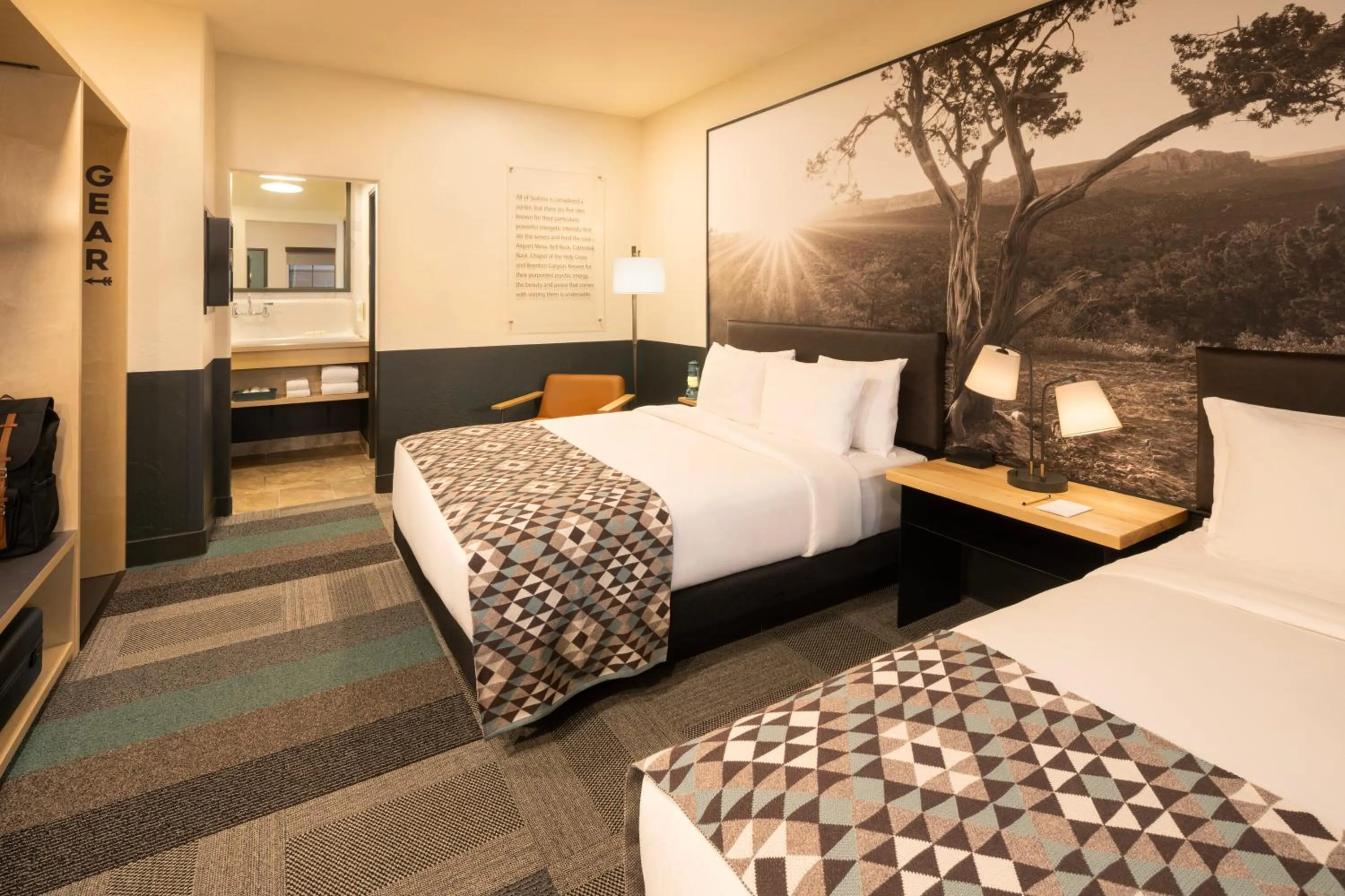 Bed in Mountain Modern Resort Sedona