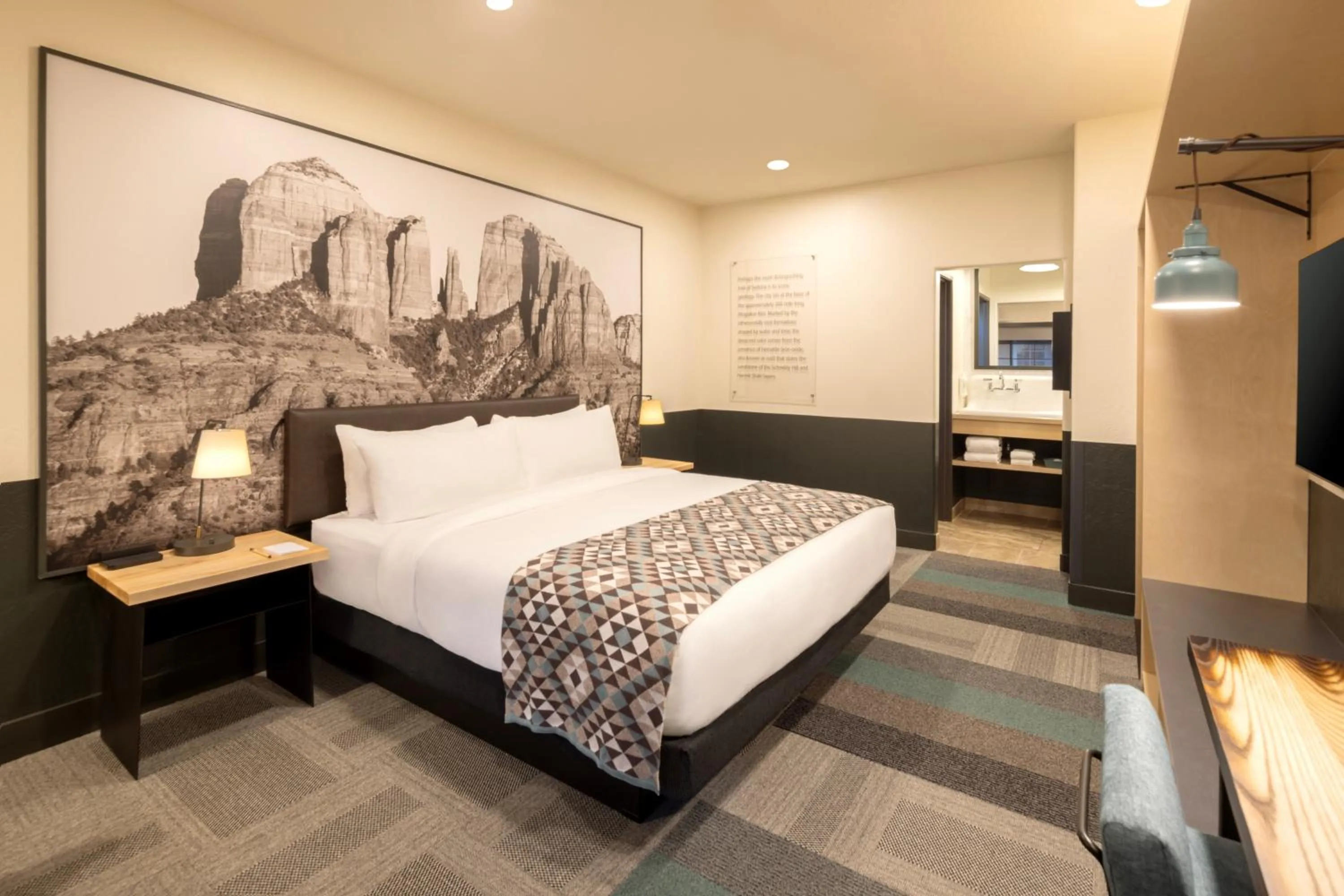 Bed in Mountain Modern Resort Sedona