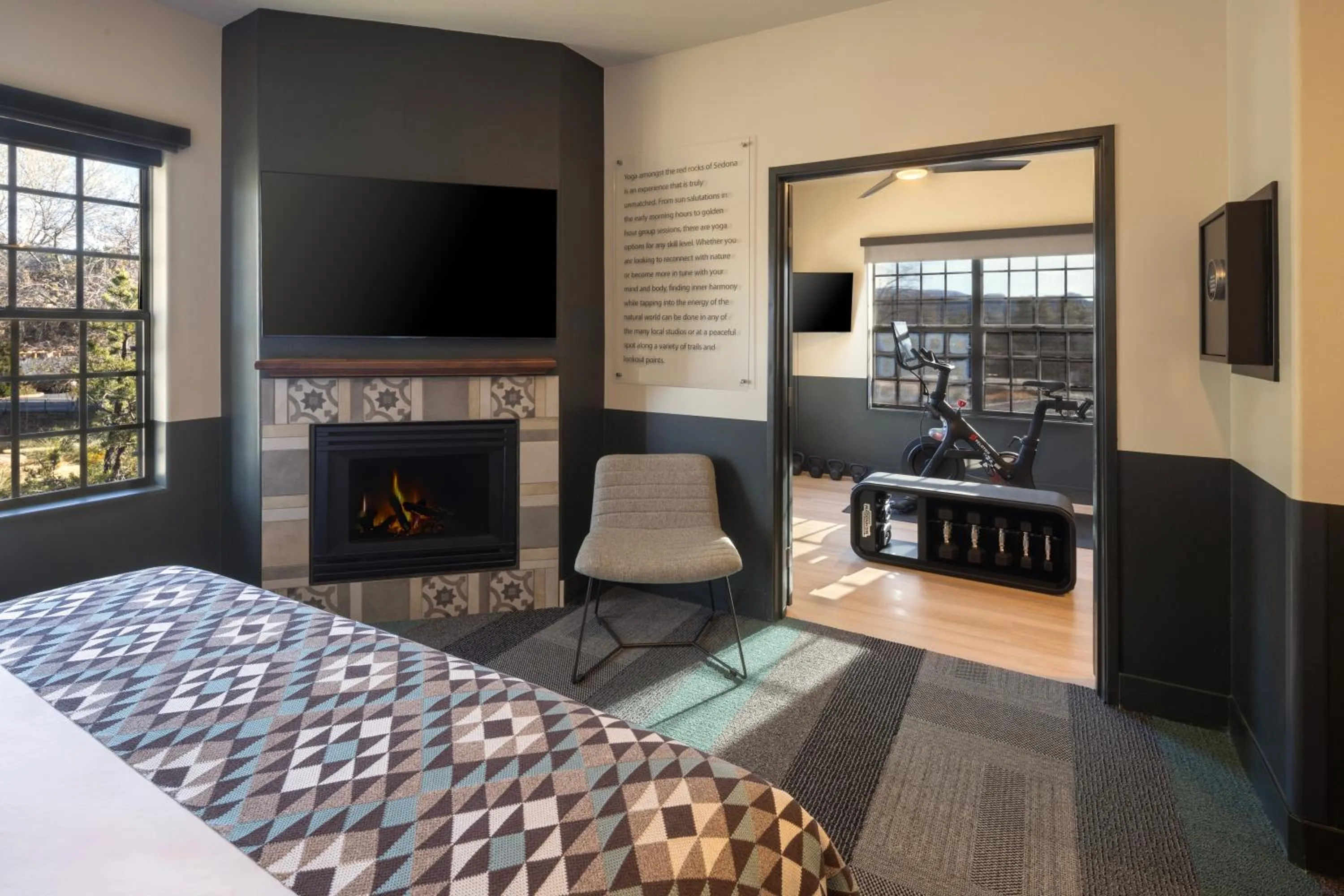 Bed in Mountain Modern Resort Sedona