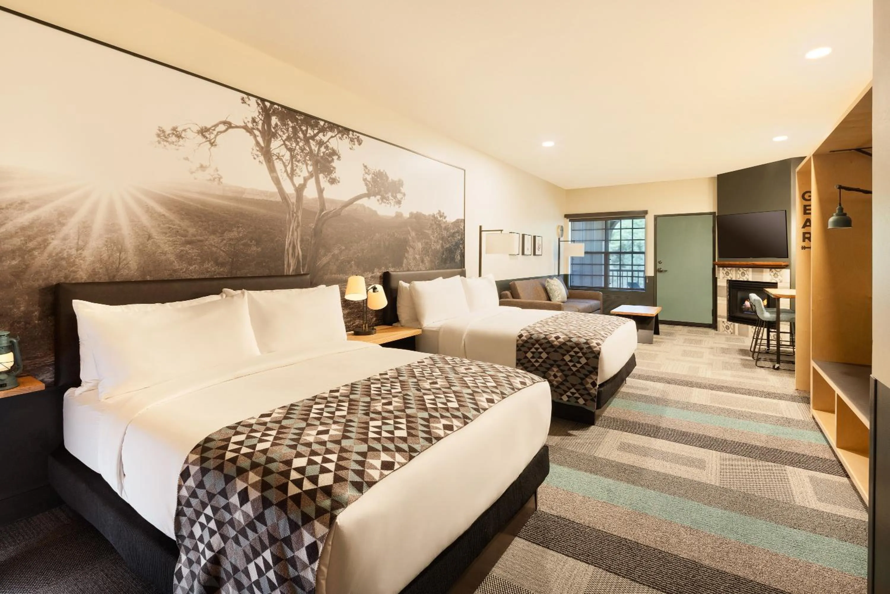 Bed in Mountain Modern Resort Sedona