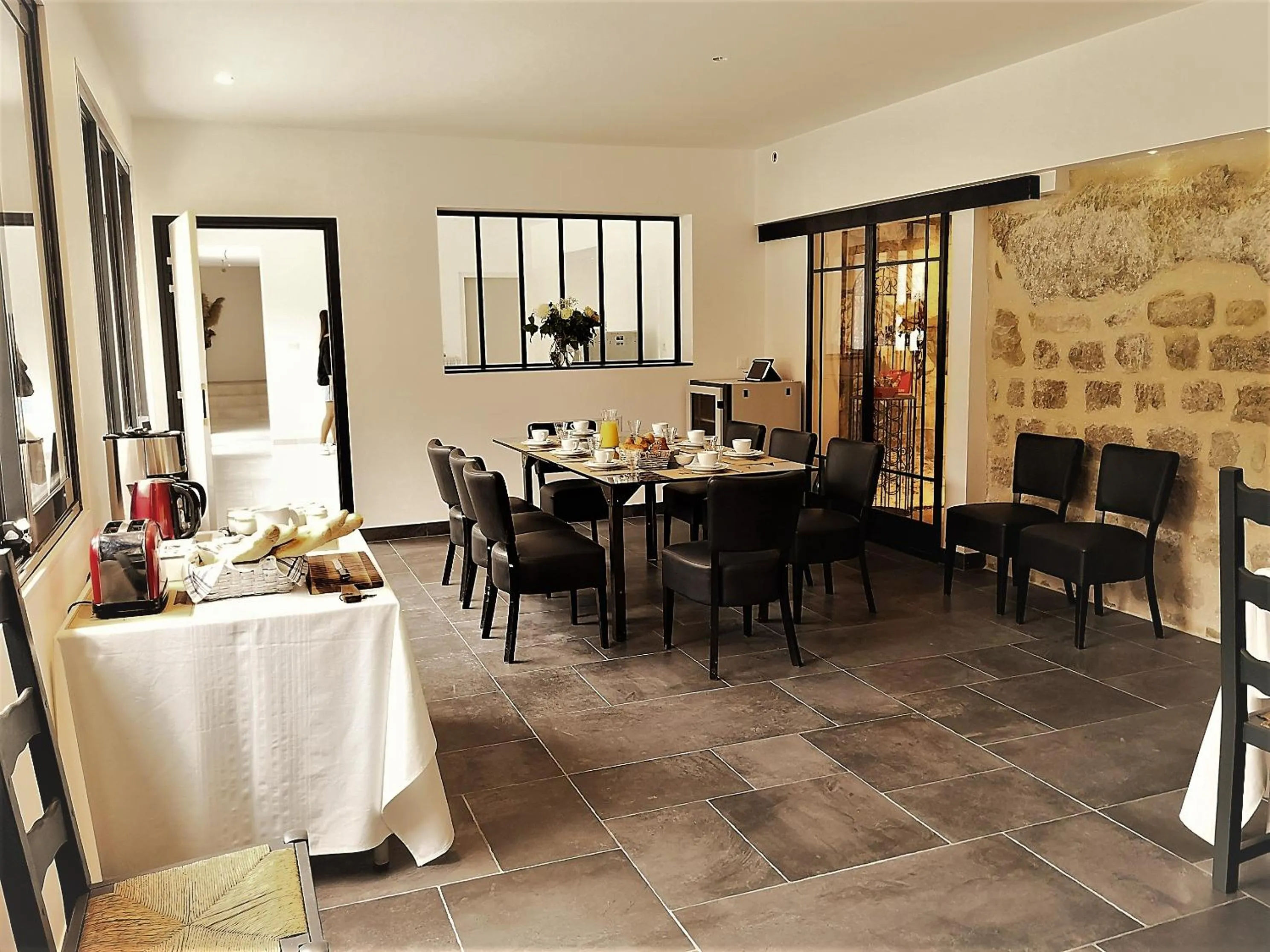 Dining area in Les 7 Sources